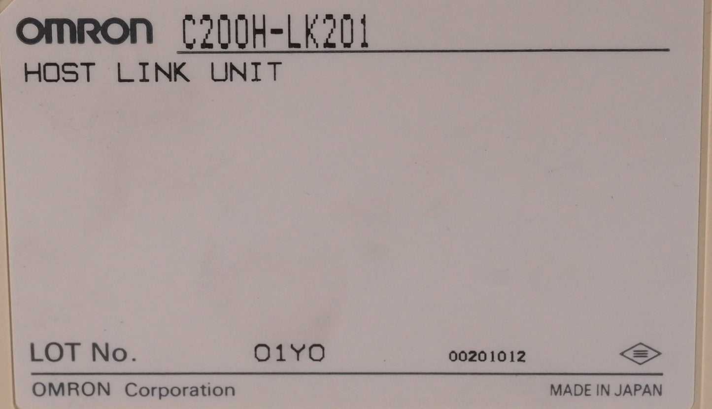 Omron C200H-LK201 Host Link Module PLC Communications Unit C200HLK201