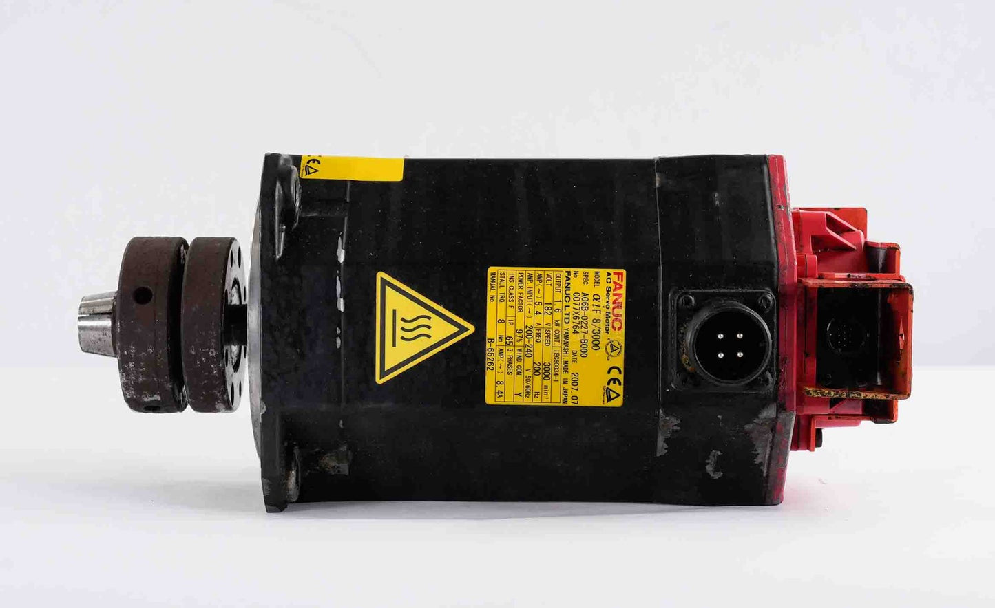 FANUC A06B-0227-B000 AC Servo Motor Model aiF 8/3000 1.6kW A06B0227B000
