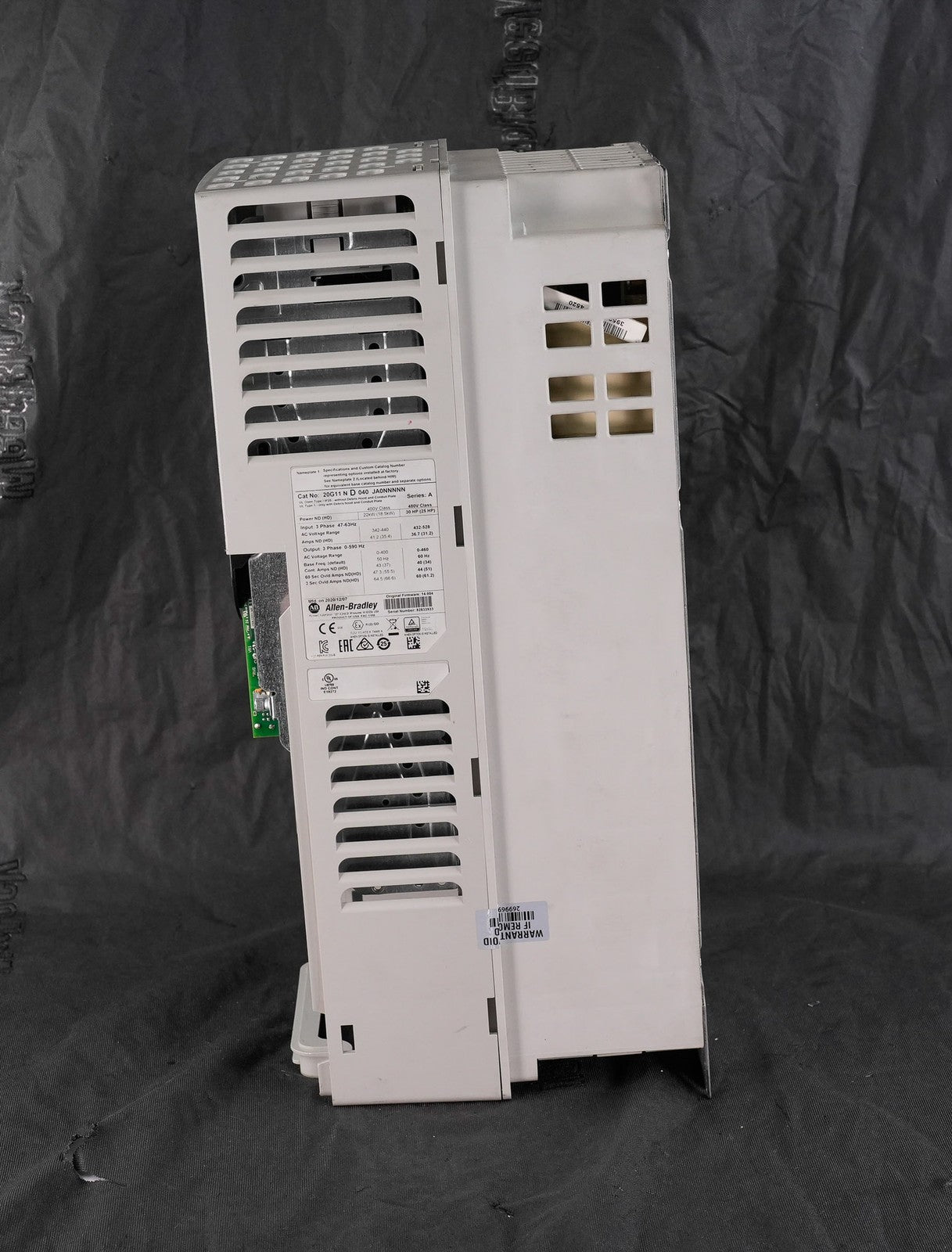 Allen Bradley 20G11ND040JA0NNNNN /A PowerFlex AC Drive 480V 30HP + Warranty