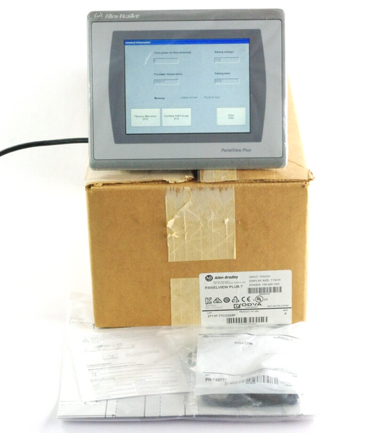 Allen Bradley 2711P-T7C22A9P /A Panelview Plus 7 Terminal - Open Box
