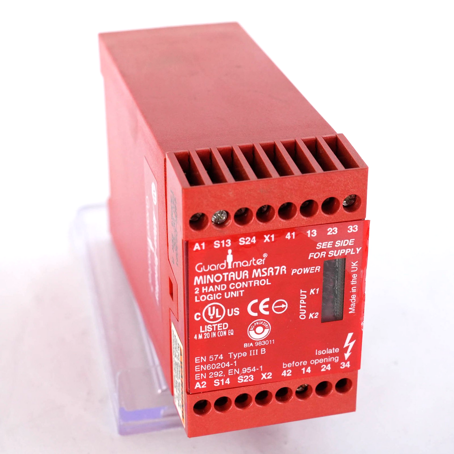 Allen Bradley 440R-D23021 Ser A Guardmaster MSR7R Safety Relay 24V AC/DC