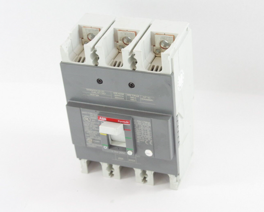 ABB SACE FORMULA A2A200TT A2A 250 260 200A 3 Pole Circuit Breaker