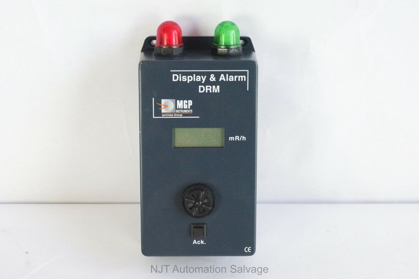 MGP DRM 4-0018-90 Rotem Industries Radiation Detector DRM-1 Display & Alarm