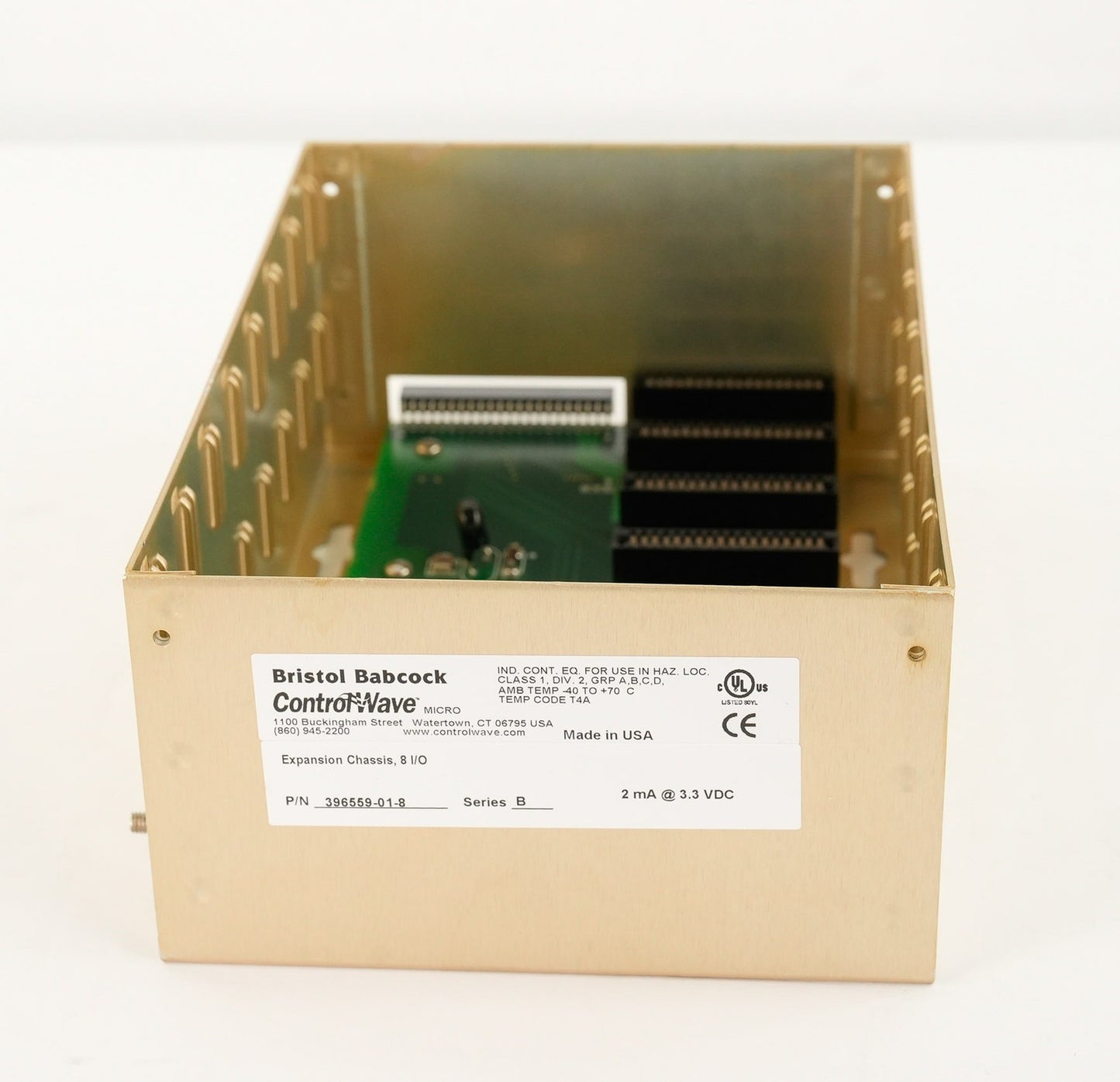 Emerson ControlWave 396559-01-8 /B 2mA 3.3VDC Micro PLC Module/Rack 396559018