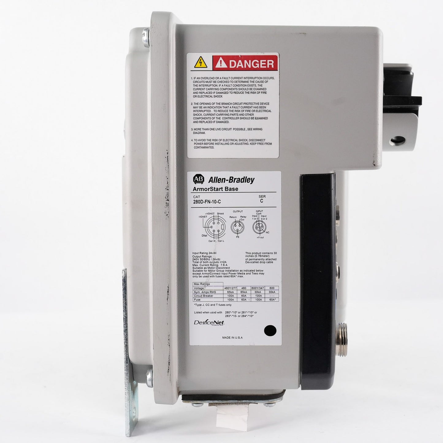 Allen-Bradley 280D-F12Z-10C-CRW /C ArmorStart Control Module 280DF12Z10CCRW