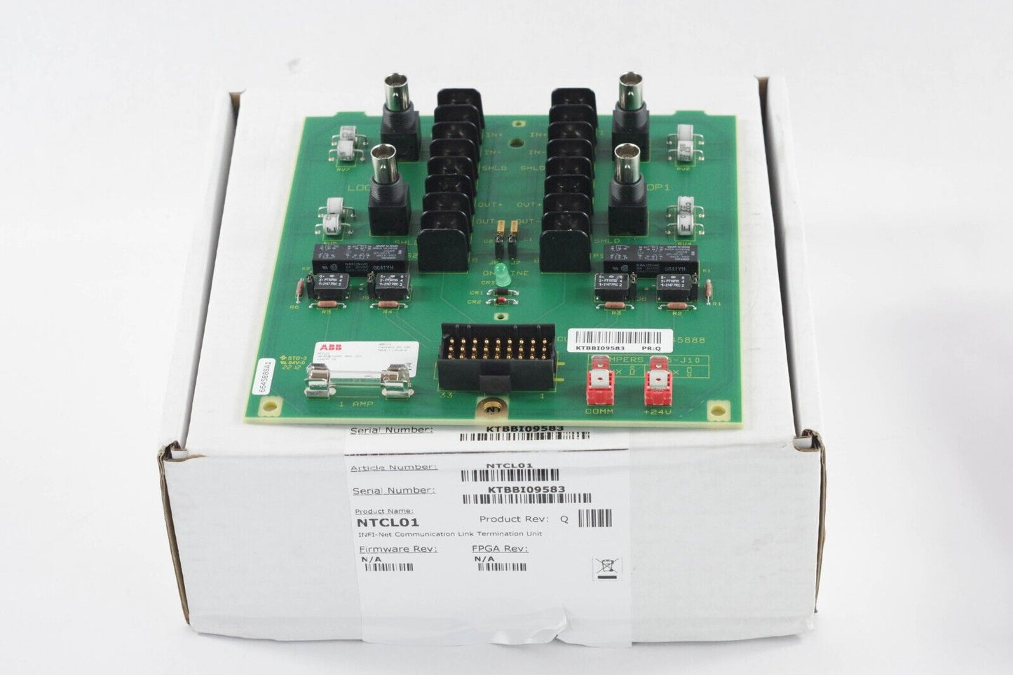 ABB NTCL01 / 6636997L1 Rev Q COMMUNICATION TERMINATION UNIT