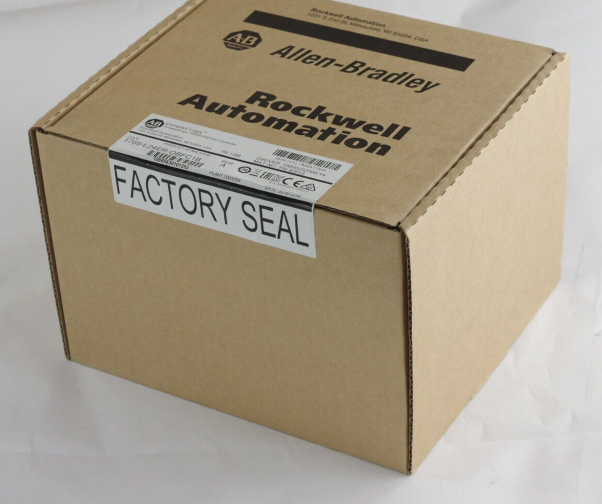 Allen Bradley 1769-L24ER-QBFC1B Ser A CompactLogix Controller - Sealed Surplus