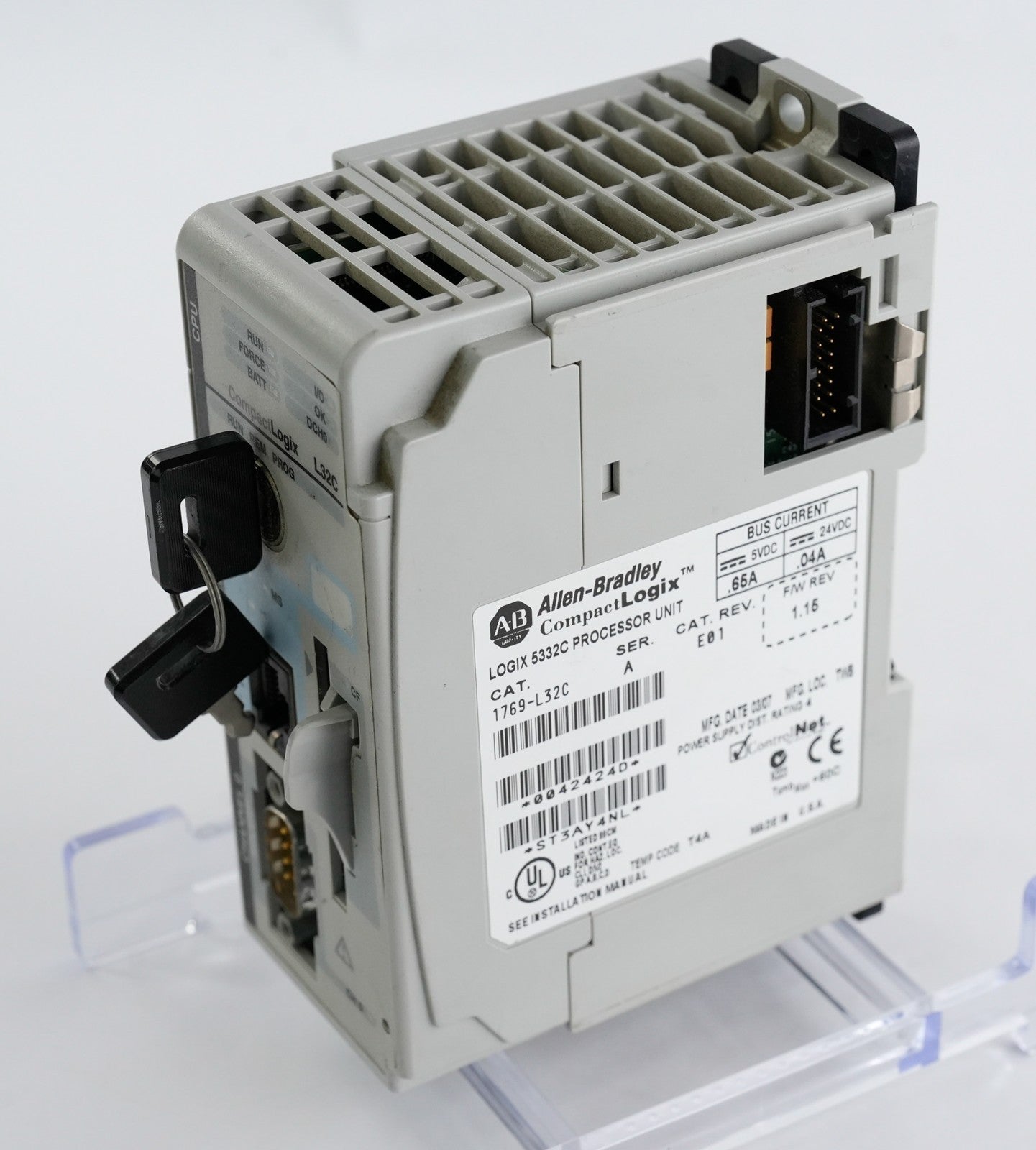 Allen Bradley 1769-L32C /A F/W REV 1.15 Compactlogix Logix 5332C Processor Unit