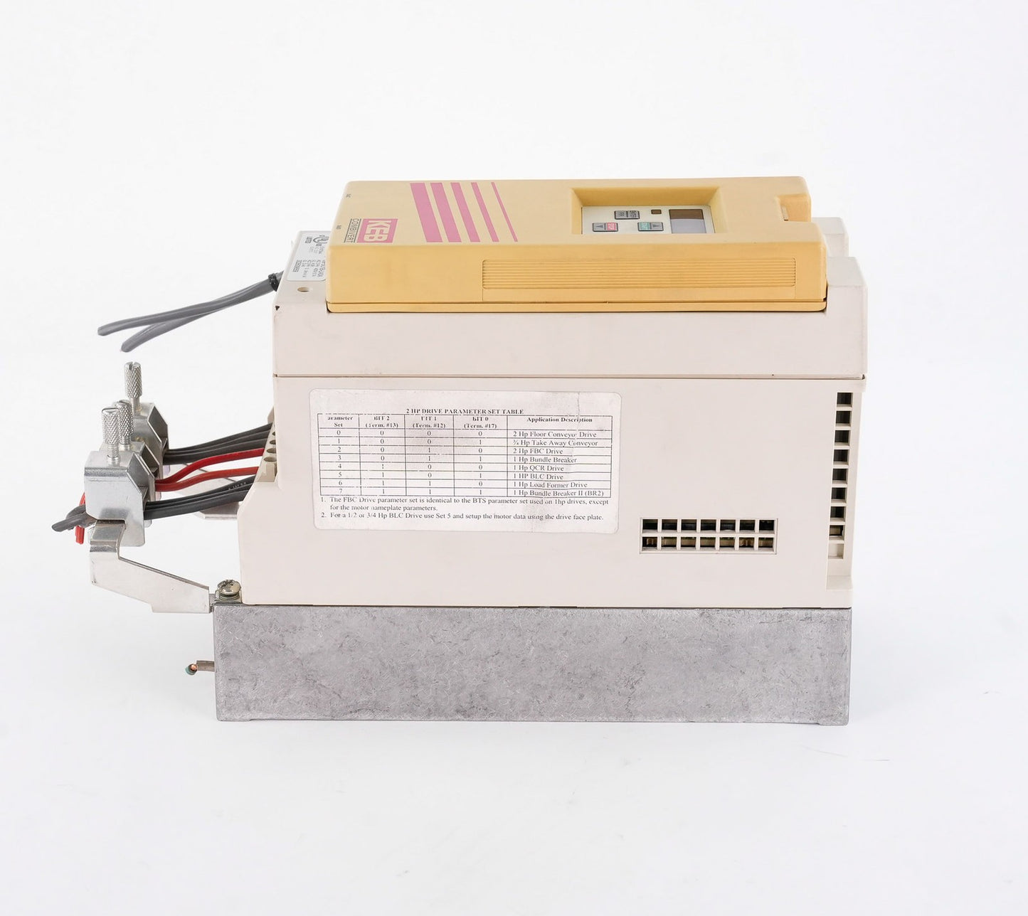KEB Combivert 09.F5.C1B-LA0A AC Drive F5C 2HP 3.4A 3-Phase 09F5C1BLA0A