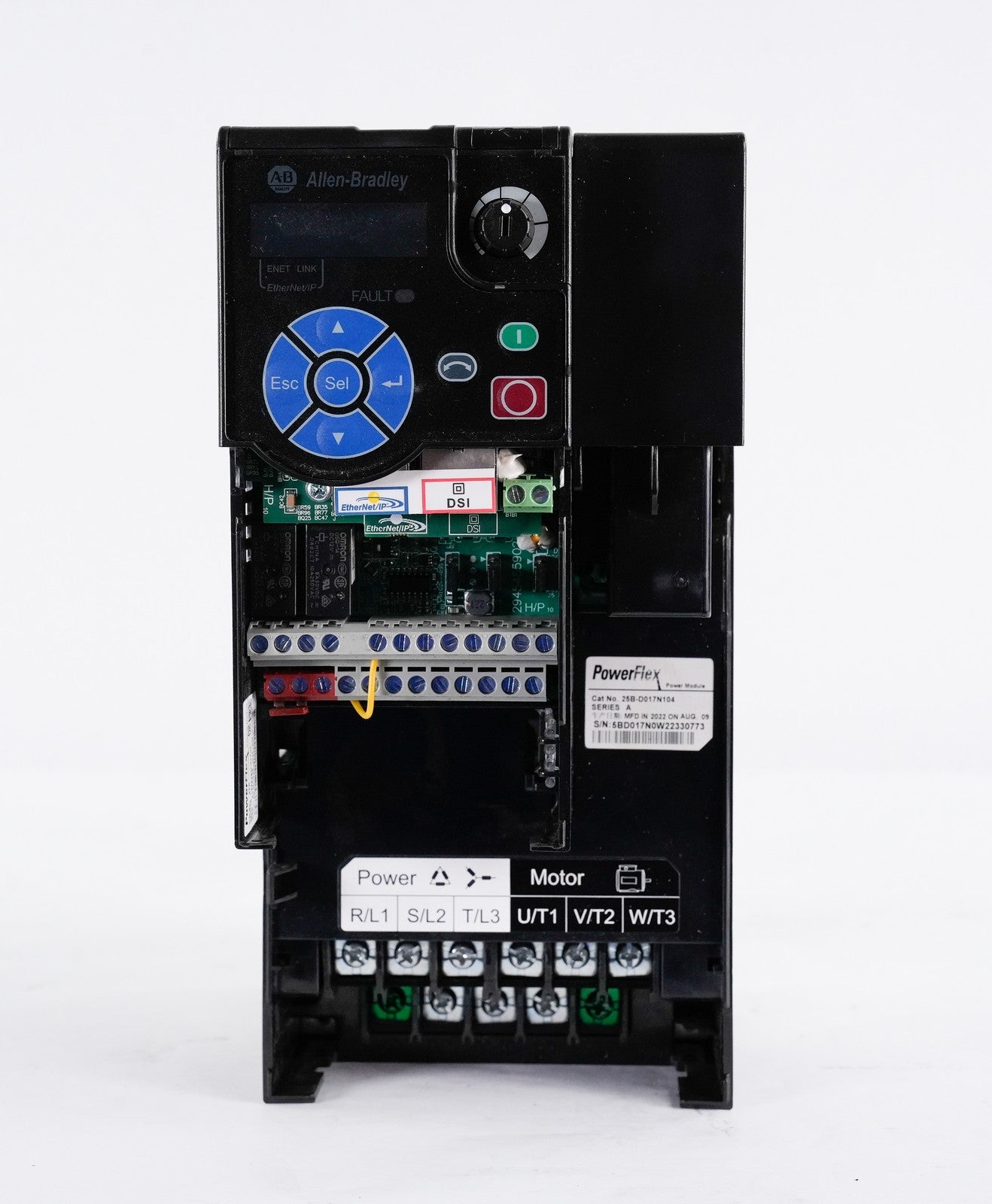 Allen Bradley 25B-D017N104 /A PowerFlex 525 480V 3-Phase 17A 7.5kW AC Drive 10hp