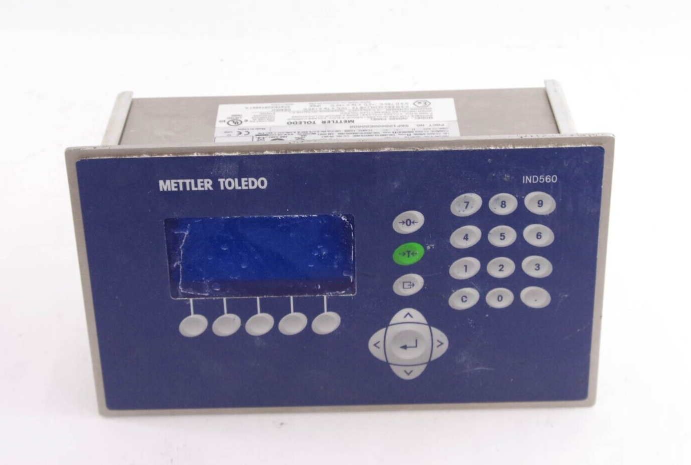 Mettler Toledo IND560 Operator Interface Panel IND560 Panel -For Parts or Repair