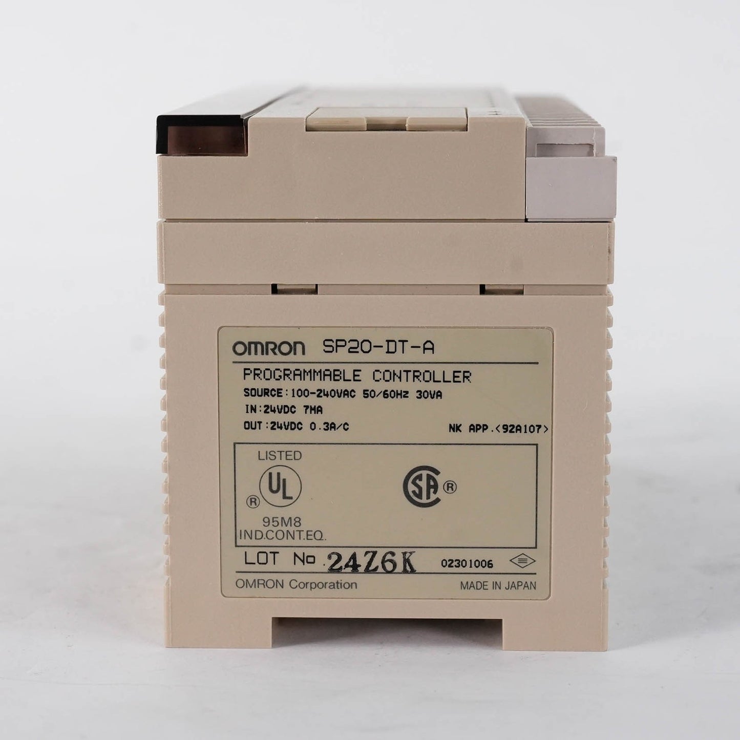 OMRON SP20-DT-A Programmable Controller 12 Input 8 Output SP20DTA Unit