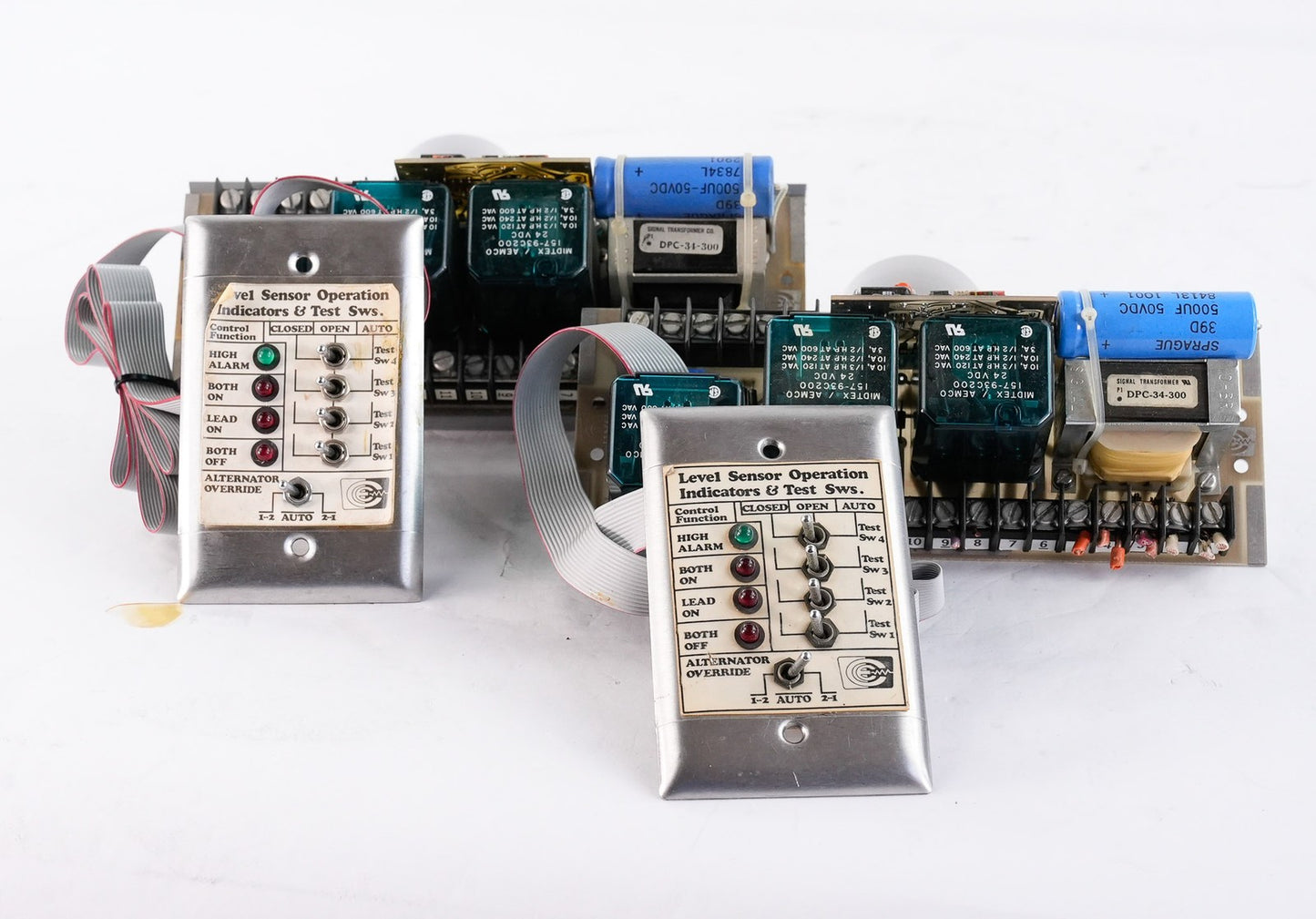 Consolidated Electric Co. CMC12 Duplex Controller-Alternator + Test Switchplate