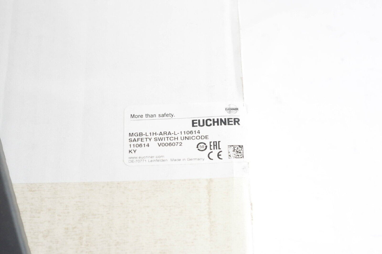 EUCHNER MGB-L1H-ARA-L-110614 SAFETY SWITCH 110793 + 106619 Handle