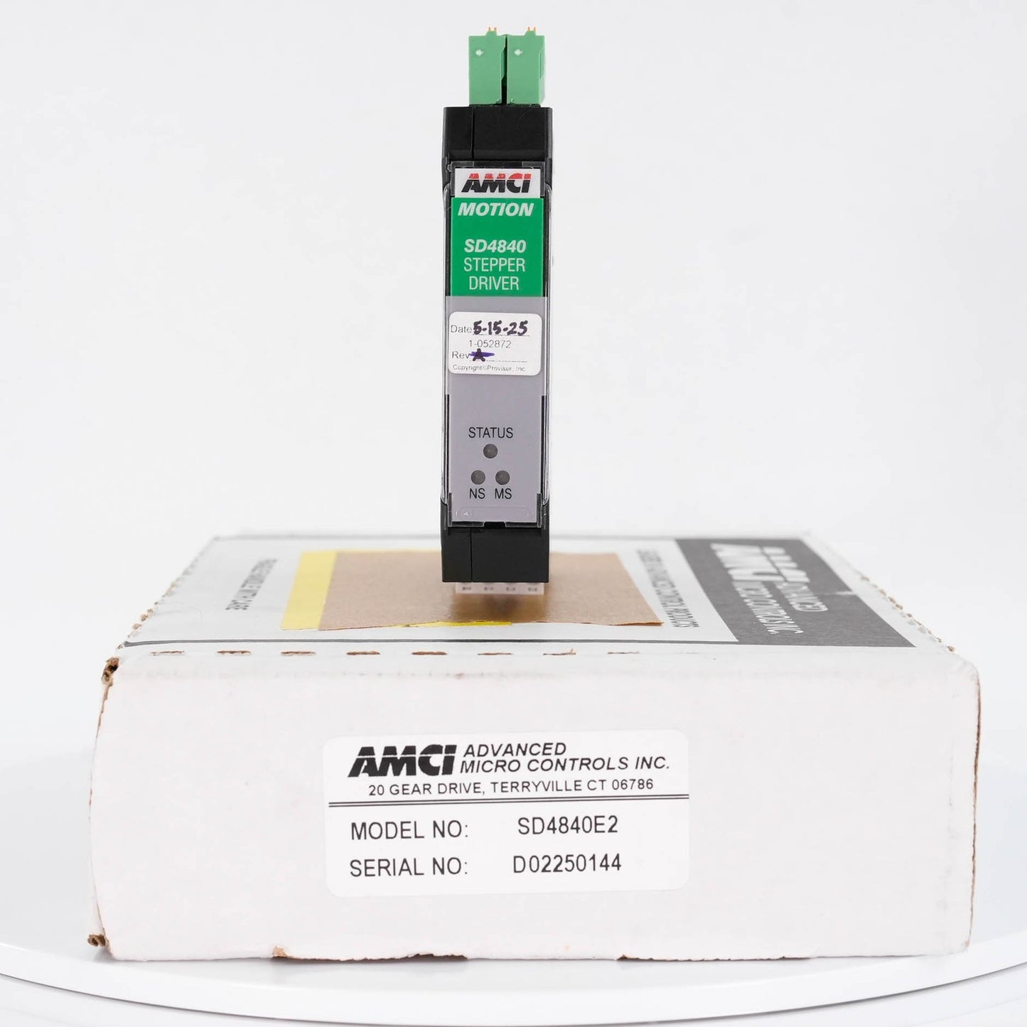 Advanced Micro Controls SD4840E2 Stepper Indexer Driver 2-Port Ethernet/IP 24VDC