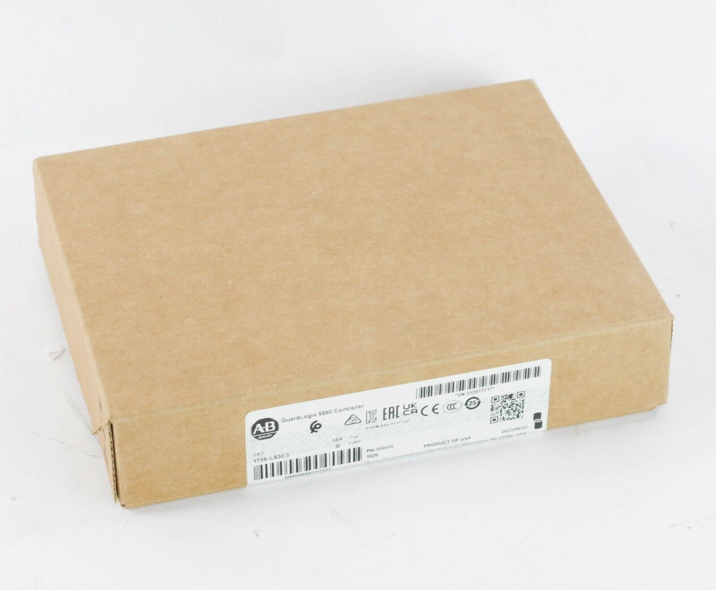 2023 Allen Bradley 1756-L83ES /B GuardLogix 5580 Controller -New Surplus Sealed