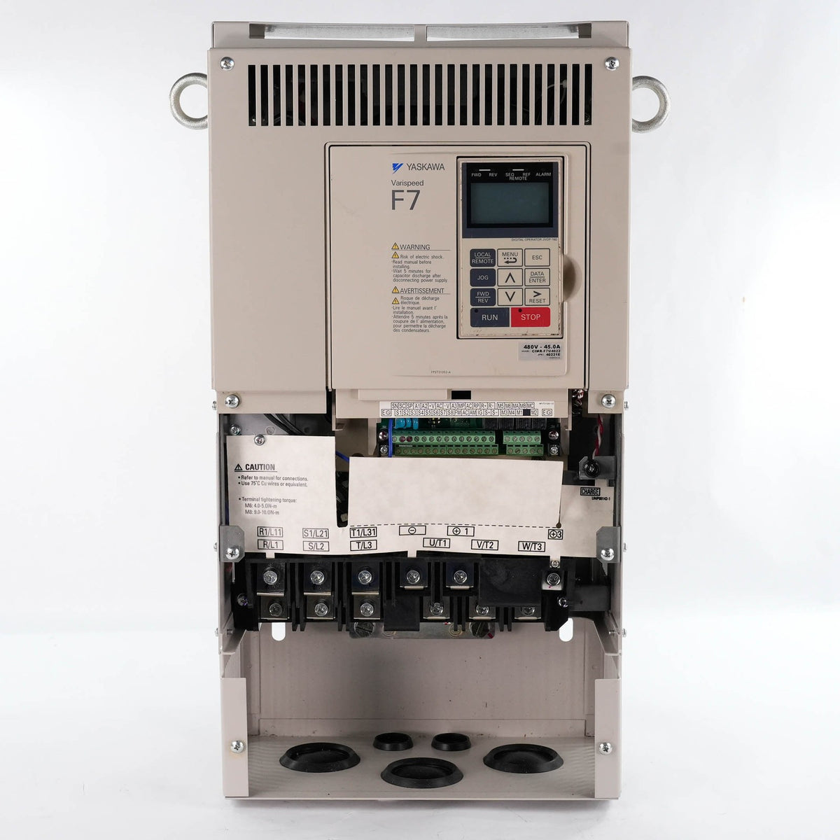 Yaskawa CIMR-F7U4022 Varispeed F7 AC Drive 480V 30HP 22kW 45A VFD CIMRF7U4022