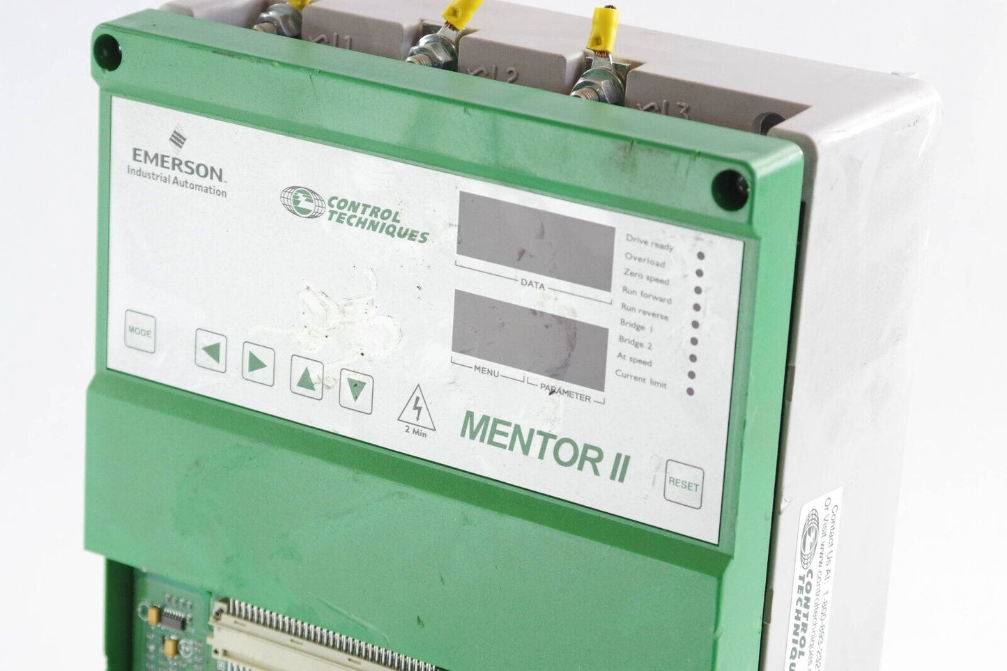 Control Techniques Emerson Mentor II M25R-14ICD / M25R14ICD -For Parts or Repair