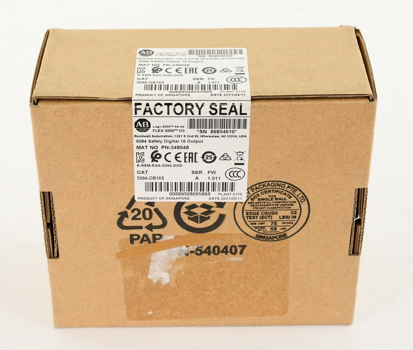 Allen Bradley 5094-OB16S FLEX 5000 16-Pt Digital Output Module - Sealed Surplus