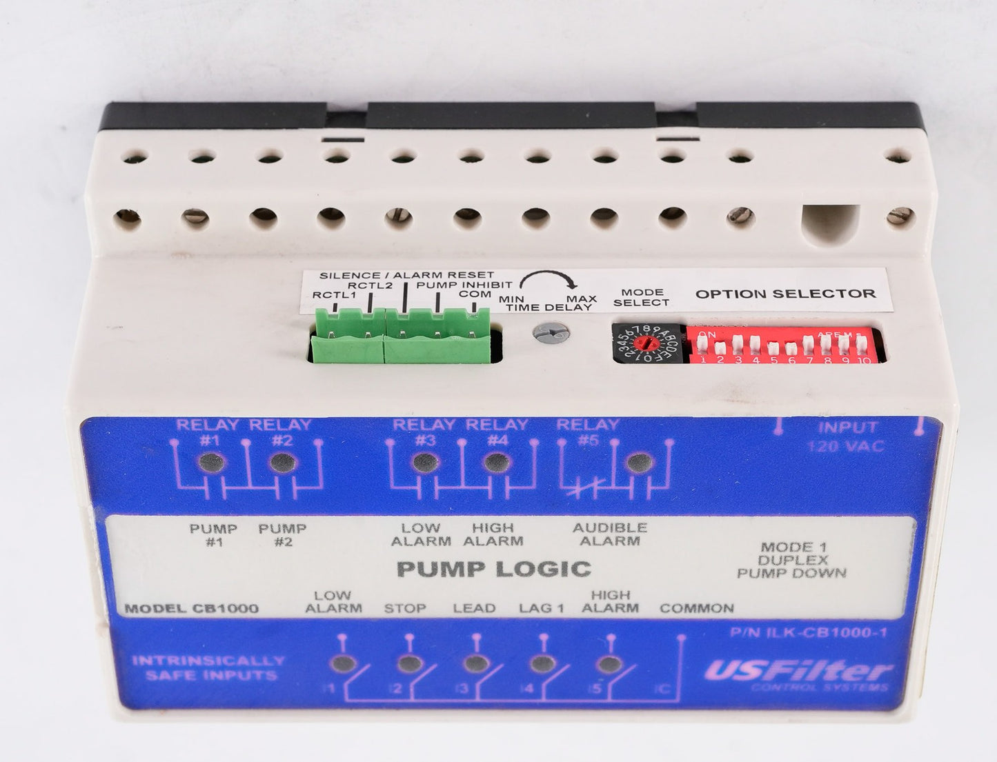 USFilter Control Systems ILK-CB1000-1 Isolated Switch 120VAC ILKCB10001 CB1000
