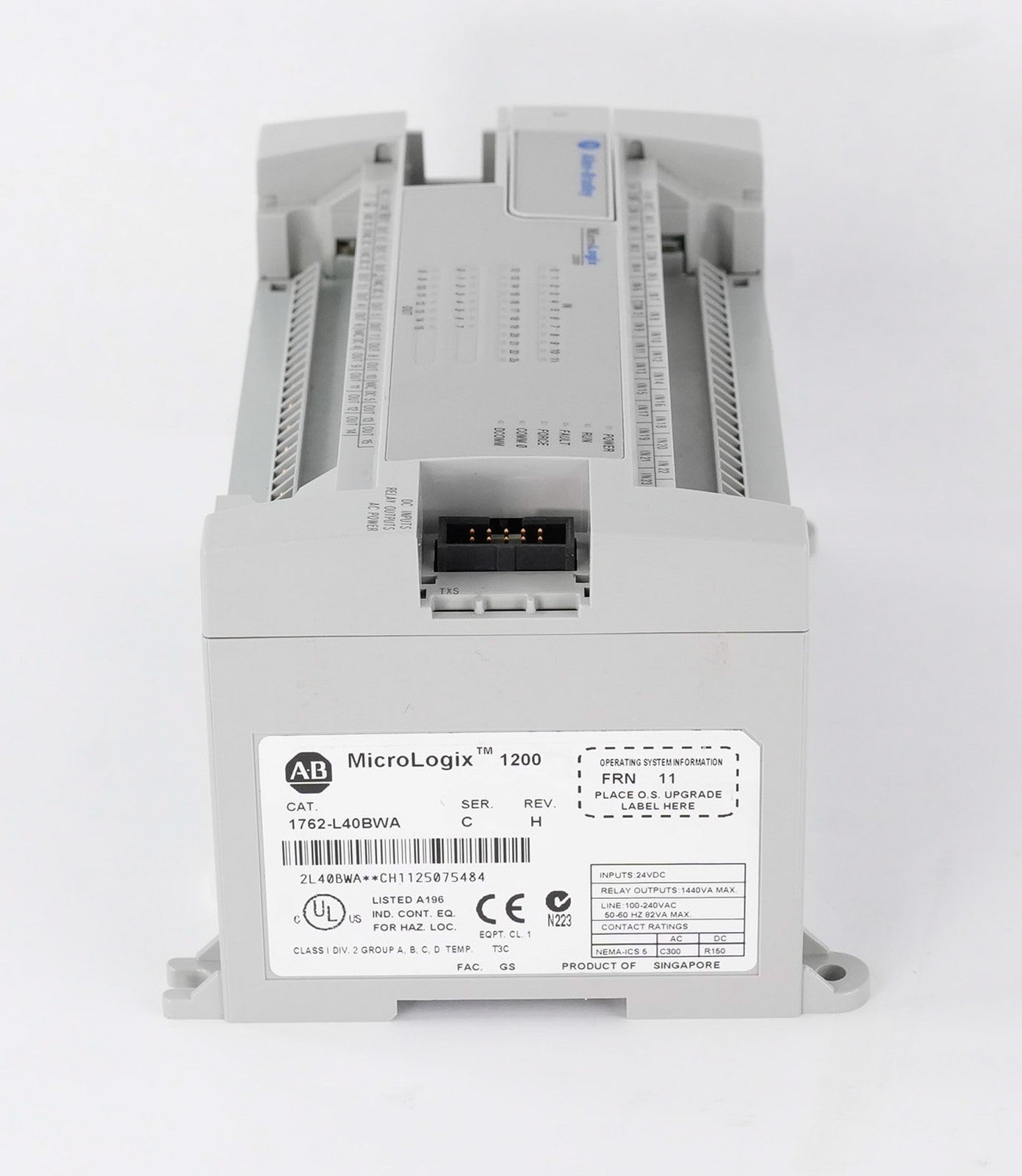 Allen Bradley 1762-L40BWA /C Rev H MicroLogix 1200 PLC Processor 1762L40BWA