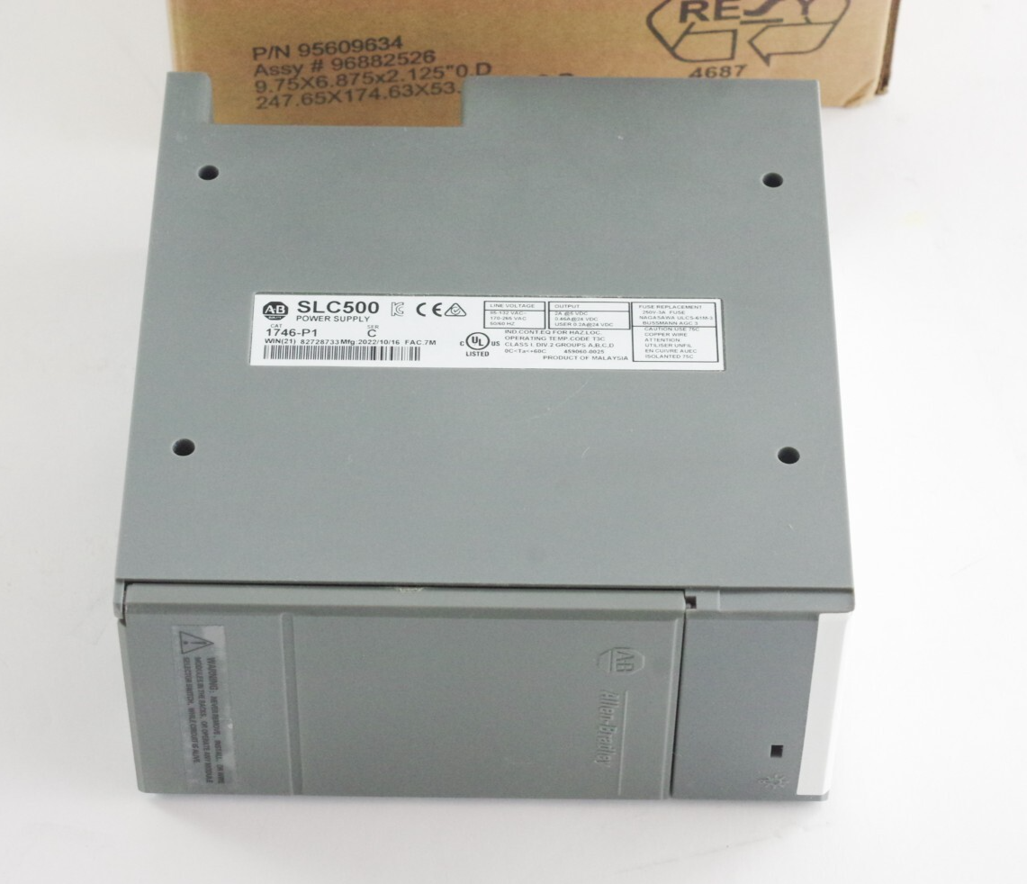 Allen Bradley 1746-P1 /C SLC 500 Power Supply Rack Module 1746P1 - Refurbished