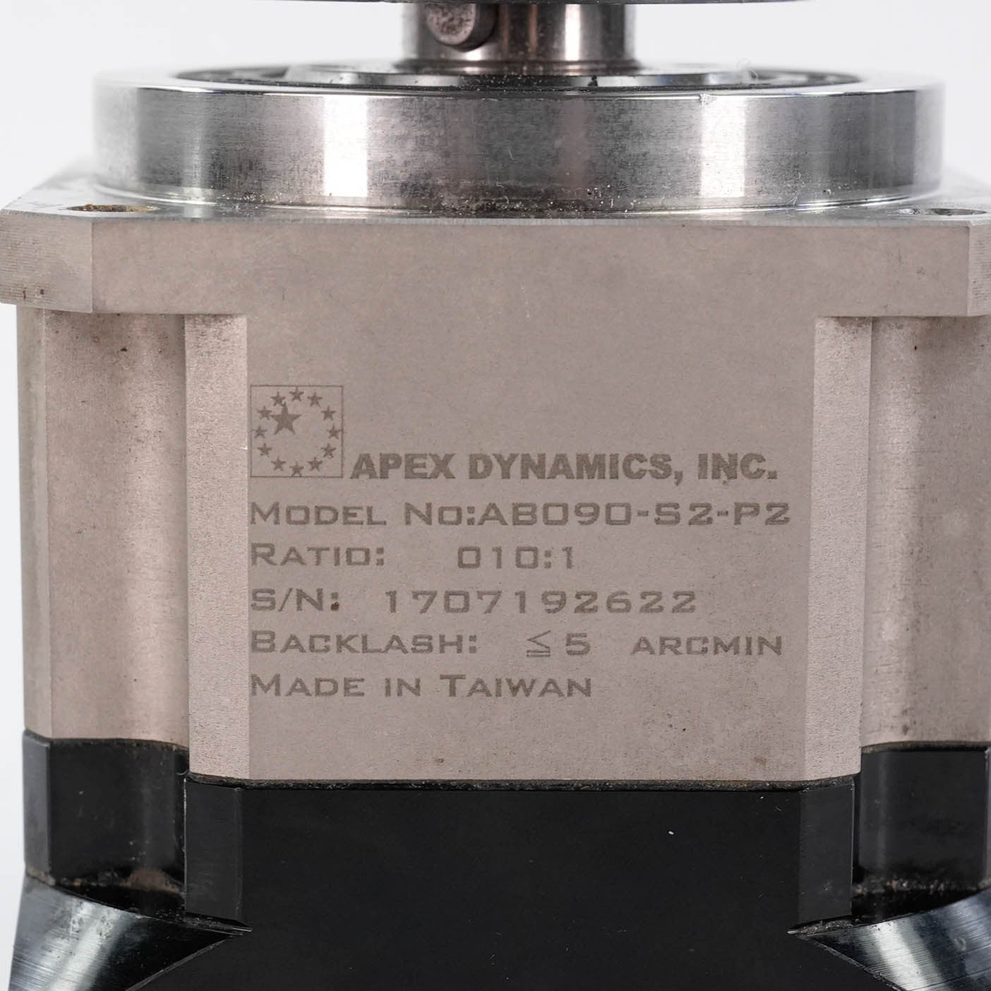 Apex Dynamics AB090-S2-P2 Planetary Gearbox 90mm Frame AB090S2P2 Gear Reducer