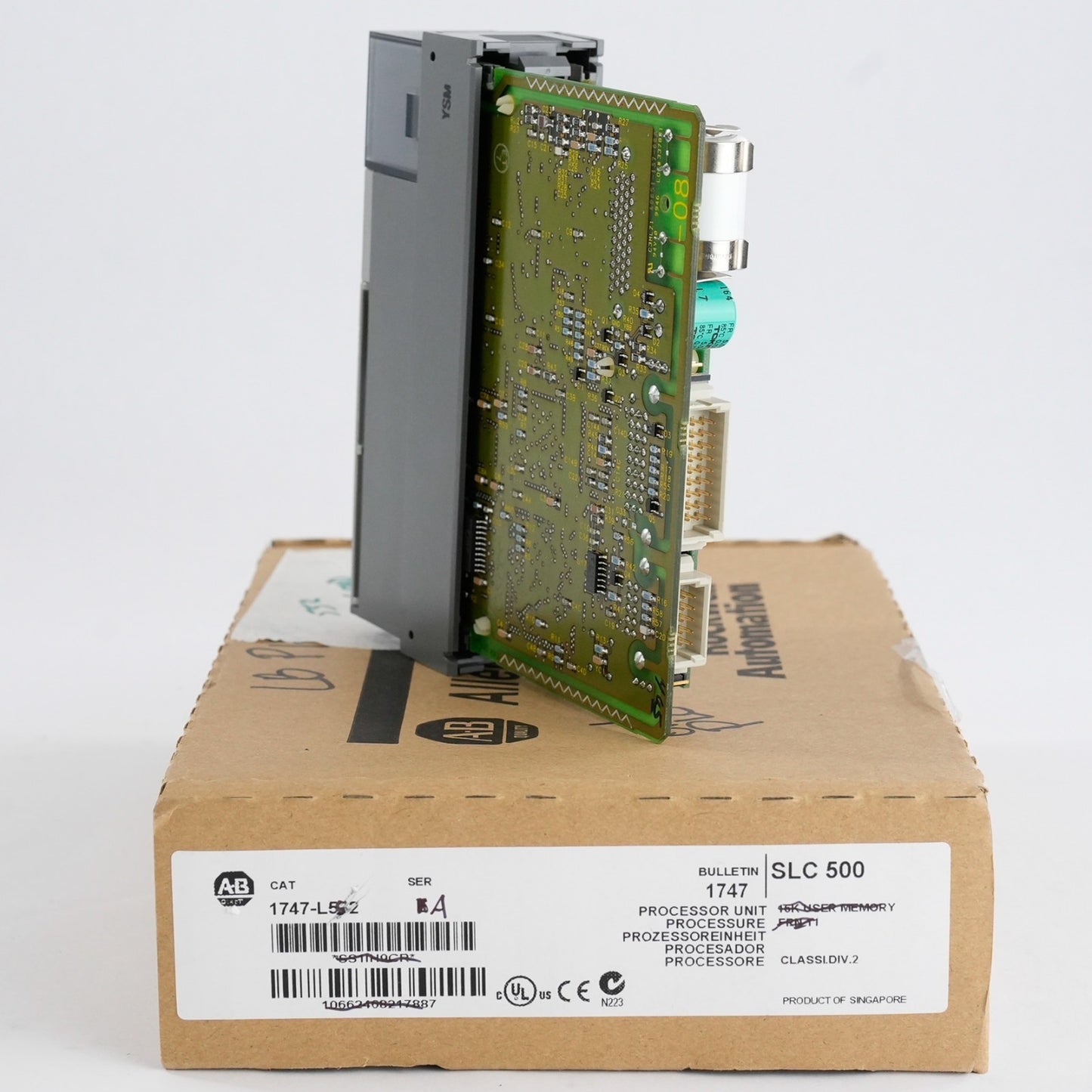 Allen Bradley 1747-L552 /A SLC 500 32K Memory RS-232 Processor