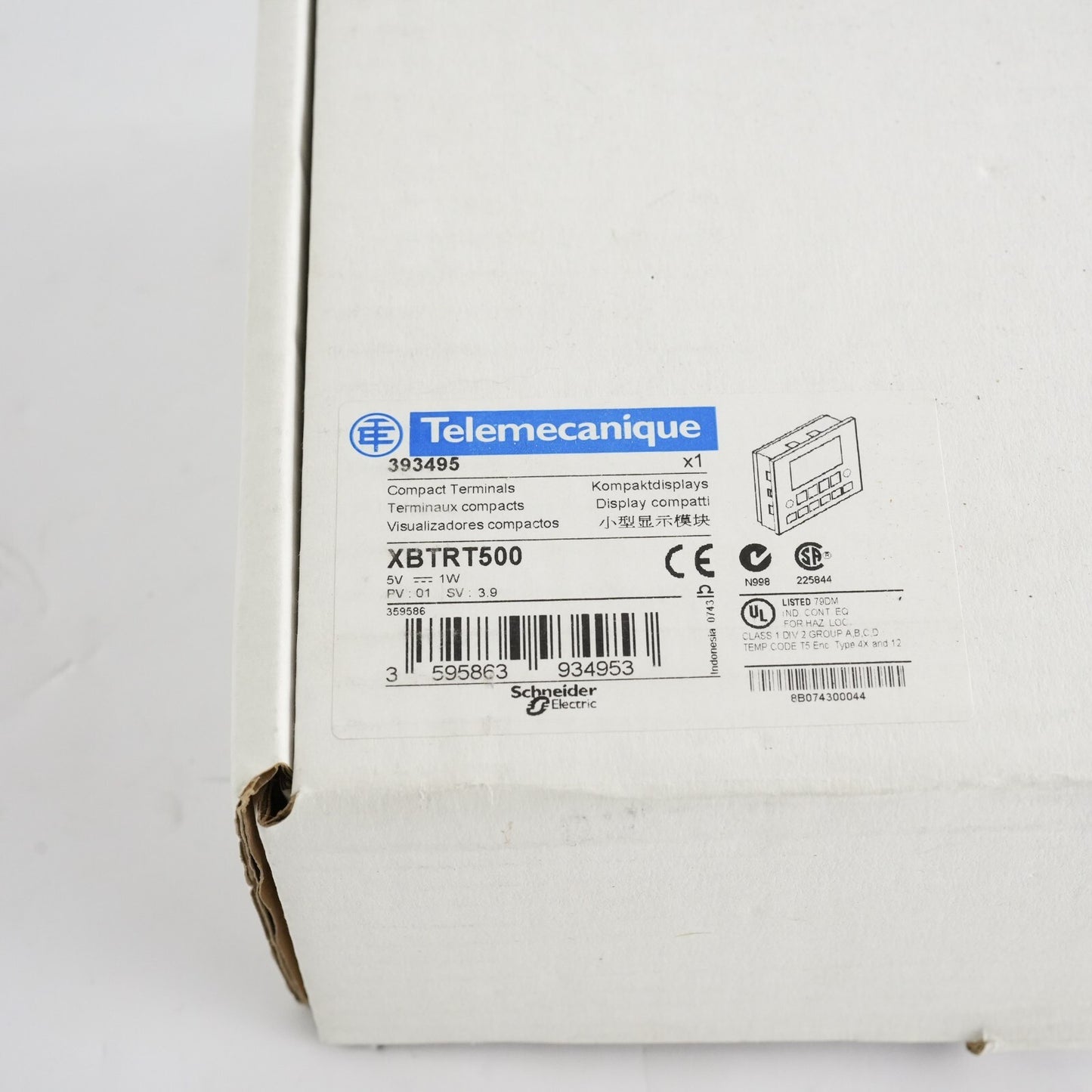 Schneider Electric Magelis XBTRT500 Text Display - Open Box