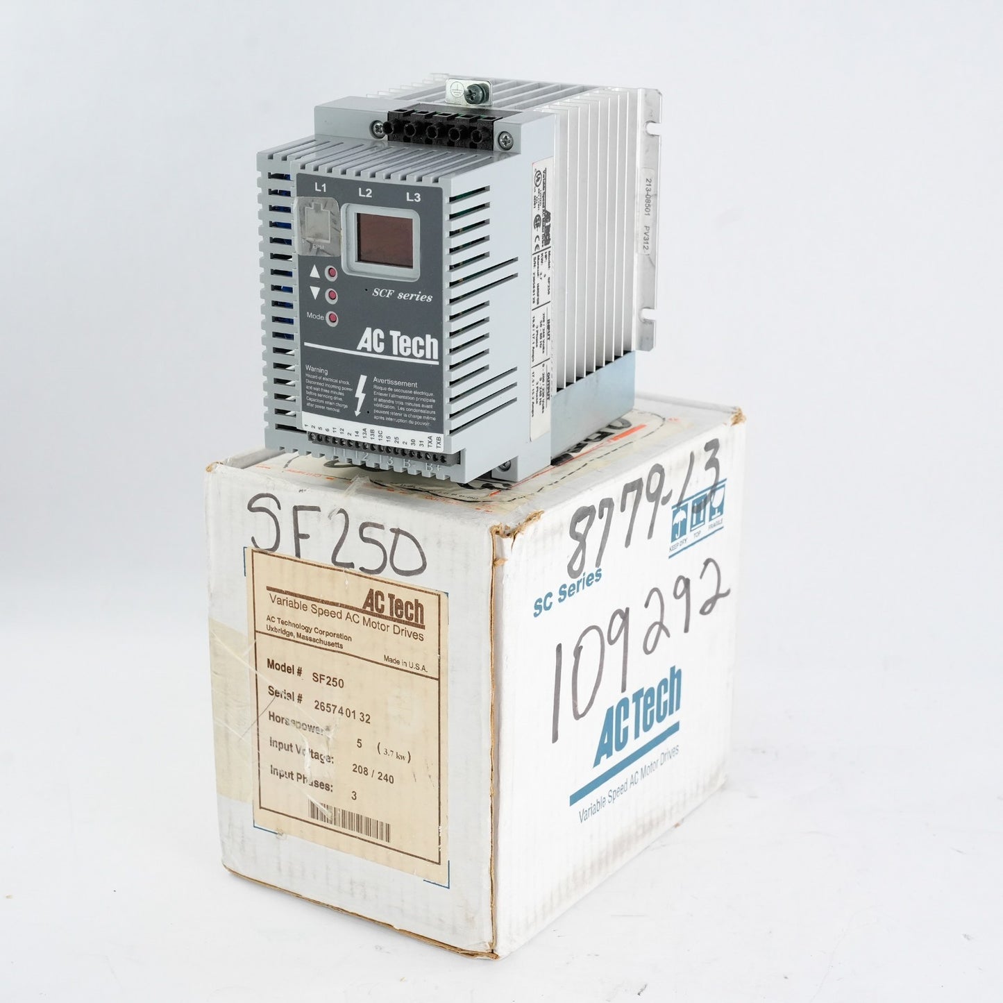 AC Tech Lenze SF250 Variable Speed AC Motor Drive SCF Series