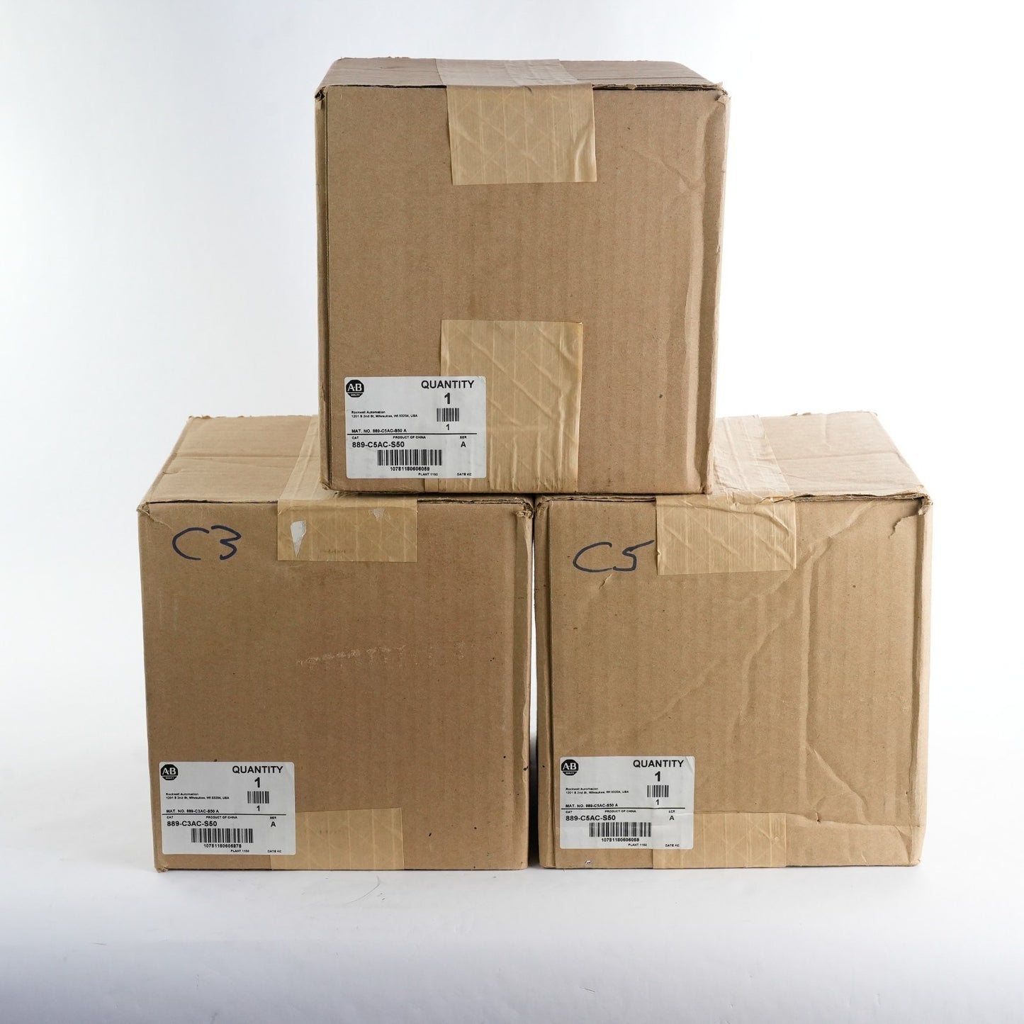 Allen Bradley 889-C3AC-S50 /A Yellow PVC Cable - Sealed Surplus
