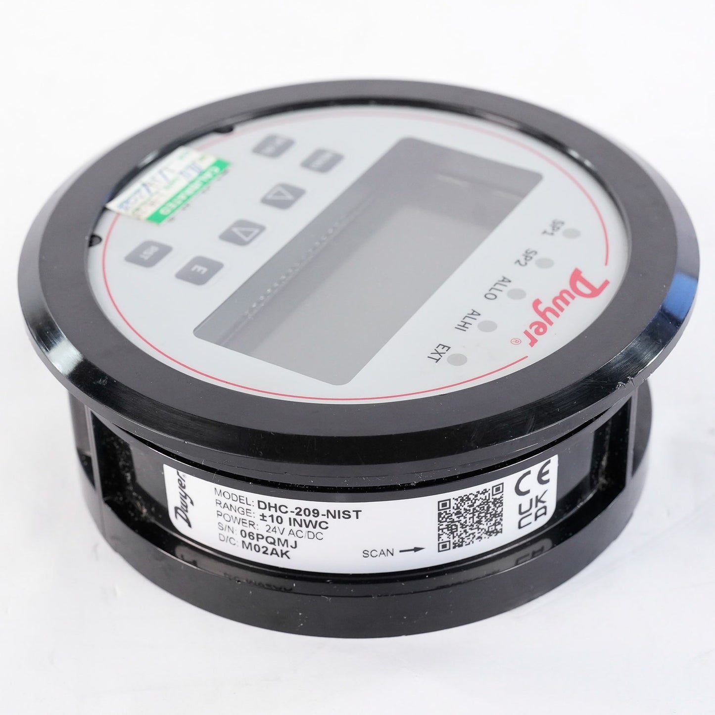 Dwyer DHC-209-NIST Differential Pressure Controller Switch 24VDC DHC209NIST
