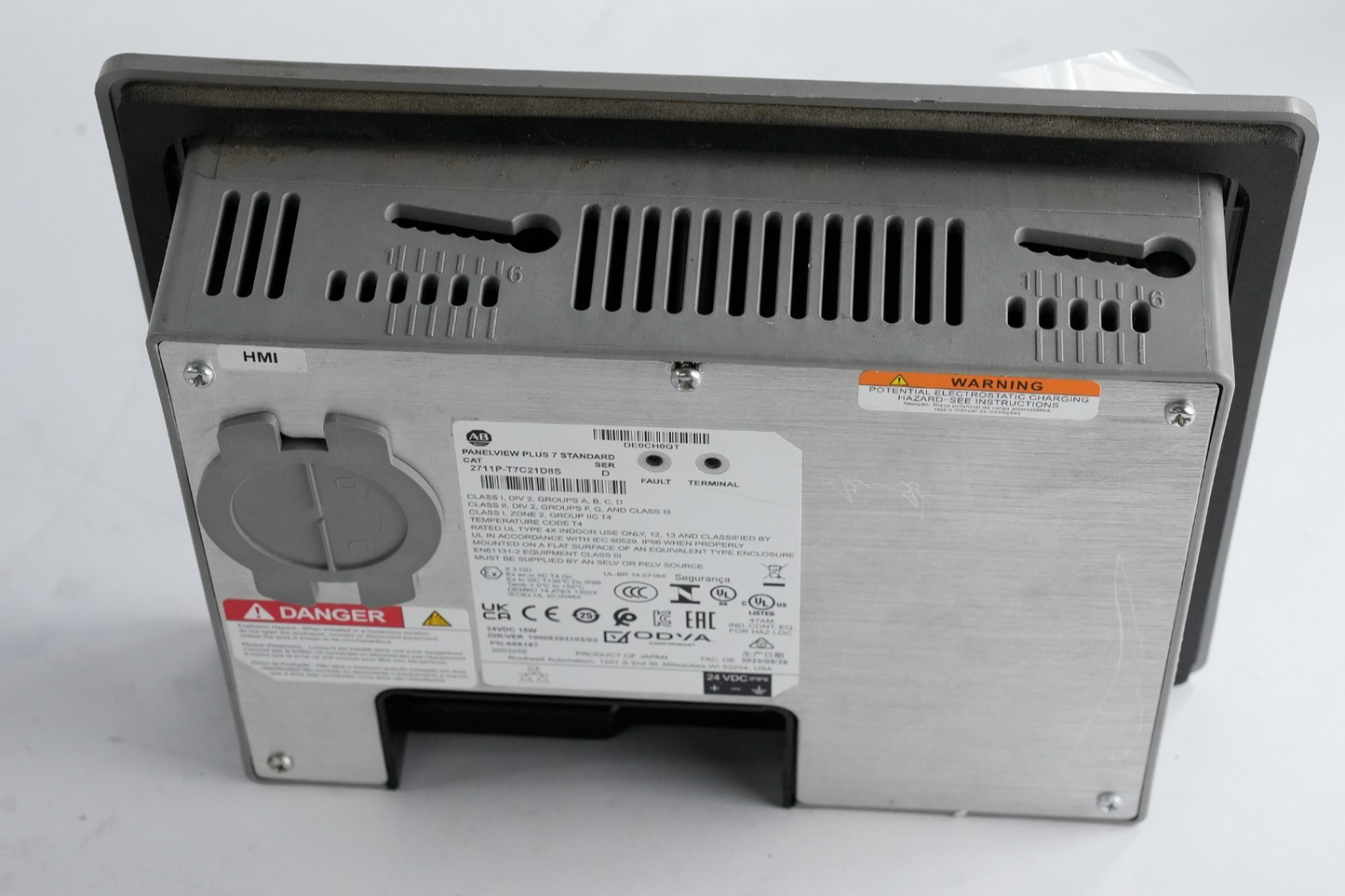 Allen Bradley 2711P-T7C21D8S /D PanelView Plus 7 Standard Terminal - Refurbished