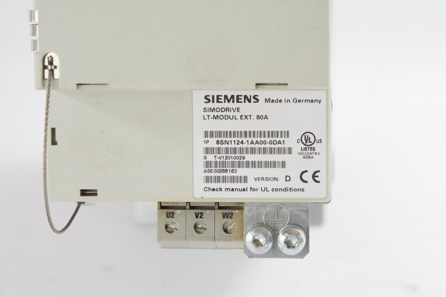 Siemens 6SN1124-1AA00-0DA1 6SN1 124-1AA00-0DA1 Power Module + 6SN1118-0DJ21-0AA1