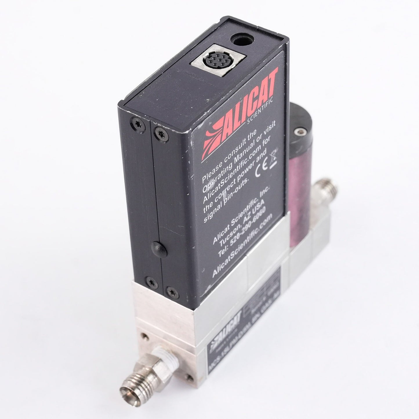 Alicat Scientific MCS-1SLPM-D/5M Mass Flow Controller 5" w/ Display MCS1SLPMD5M