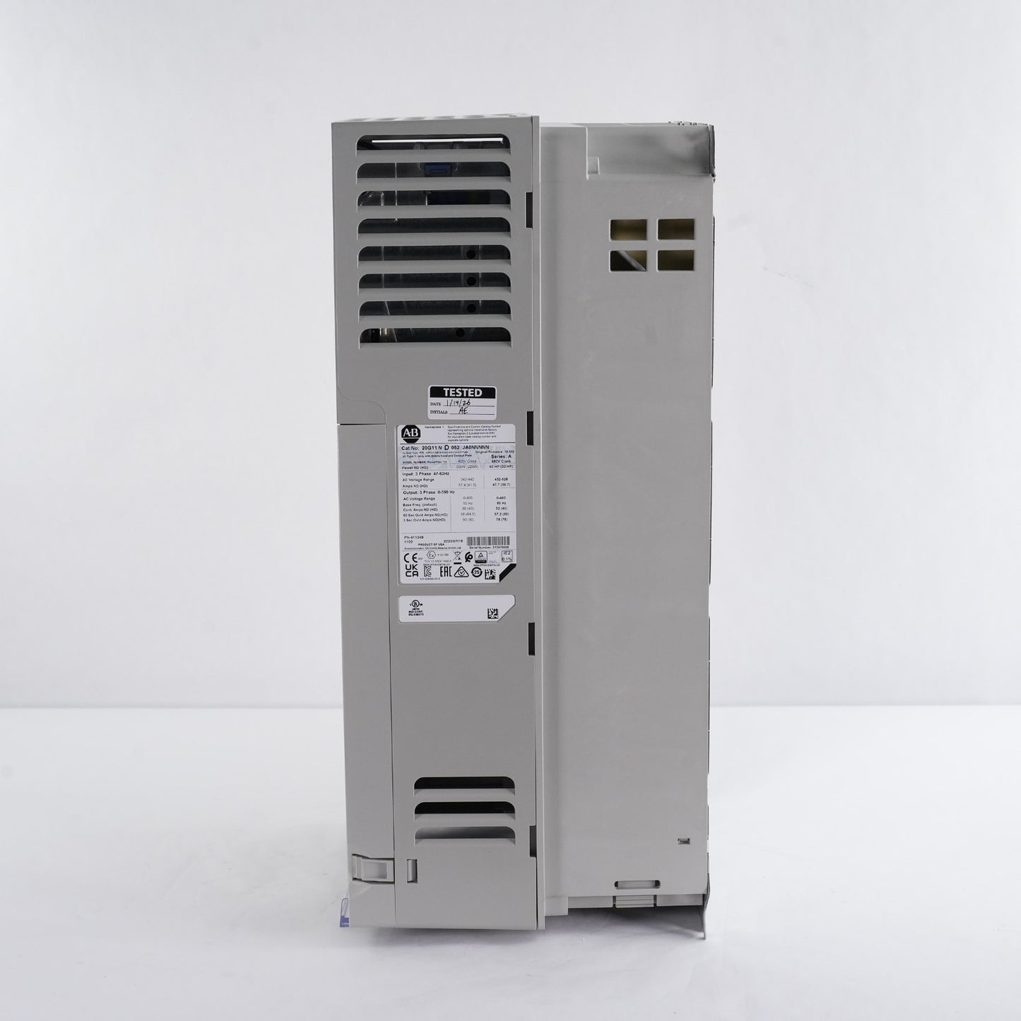 Allen Bradley 20G11ND052JA0NNNNN /A PowerFlex 755 3-Phase AC Drive  + Warranty