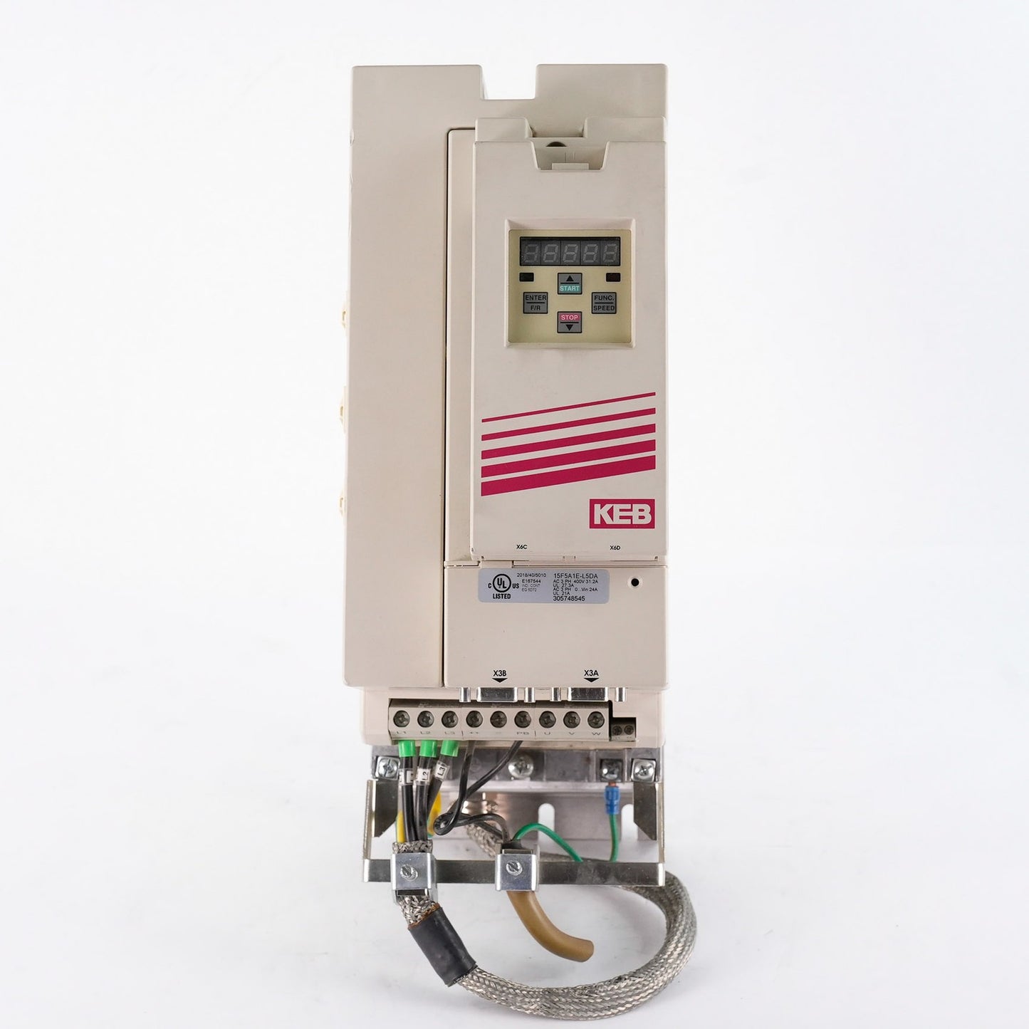 KEB 15F5A1E-L5DA Combivert F5 AC Frequency Inverter 400V 31.2A 3-Phase
