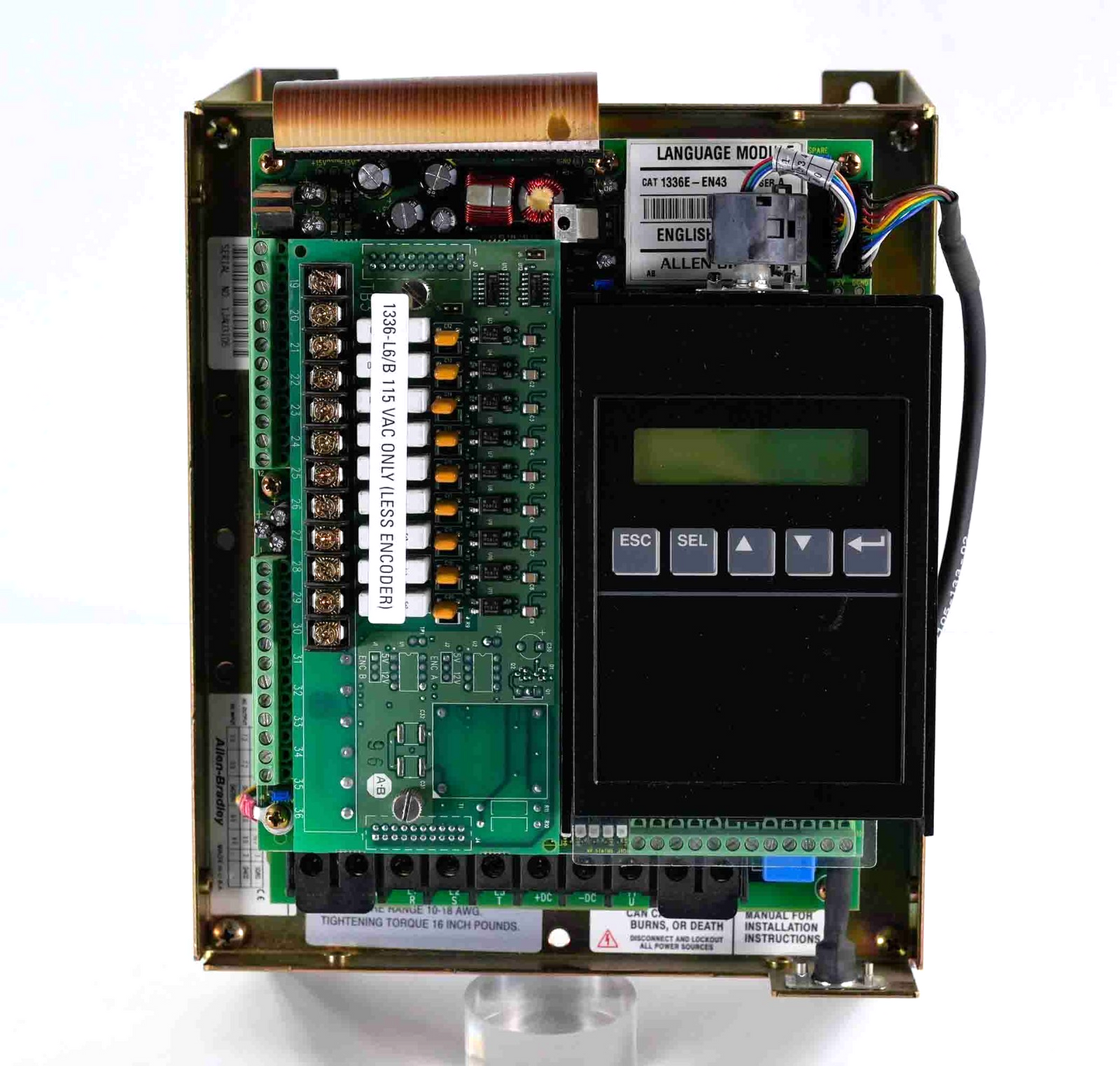 Allen Bradley 1336E-BRF50-AN-EN-HAP-L6 /D Bulletin 1336E Impact AC Drive