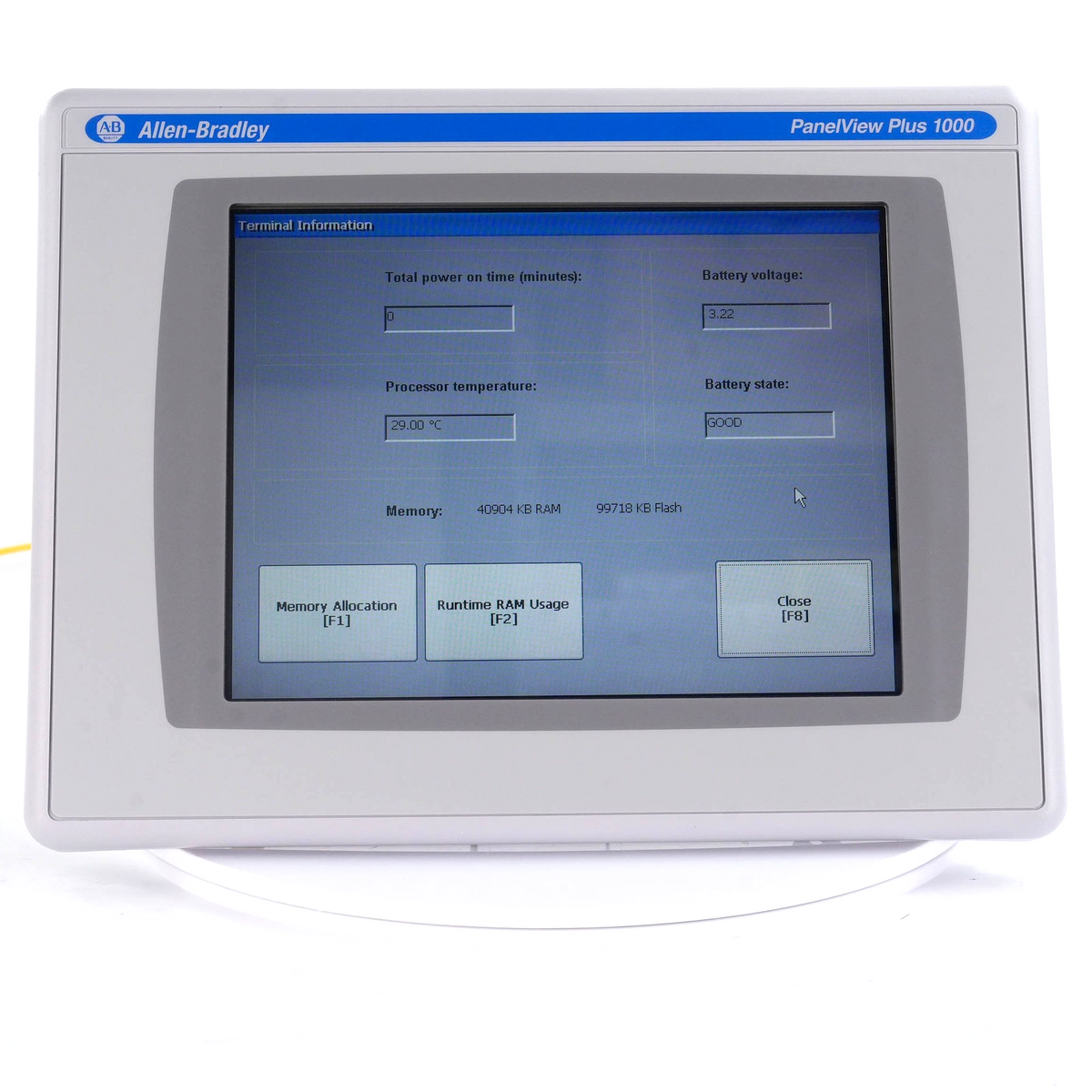 Allen Bradley 2711P-T10C4D1 PanelView Plus 1000 Color 24V 2711P-RDT10C - Open