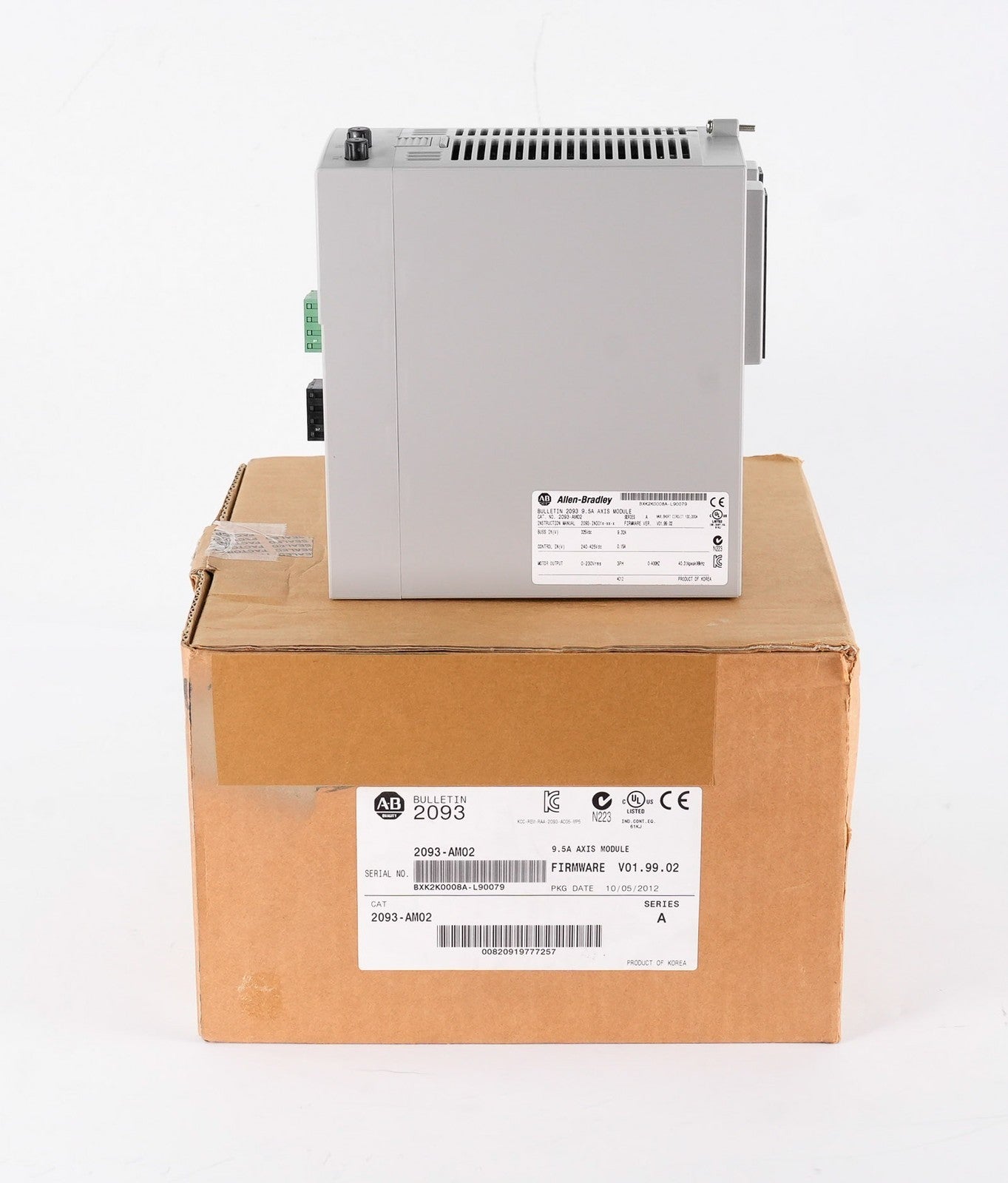Allen Bradley 2093-AM02 /A Kinetix 2000 Bulletion 2093 Axis Module - Open Box