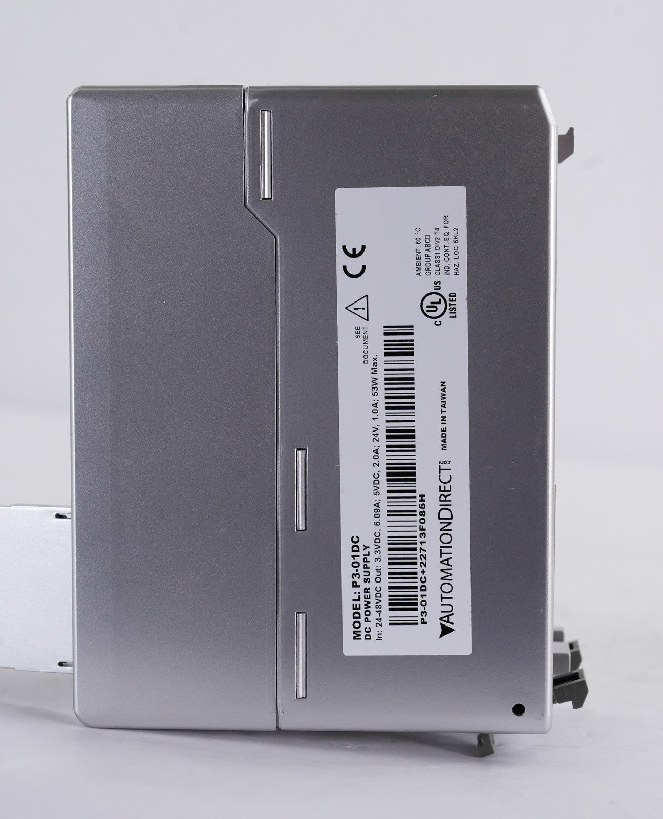 Automation Direct P3-01DC Productivity 3000 DC Base PLC Power Supply - Used