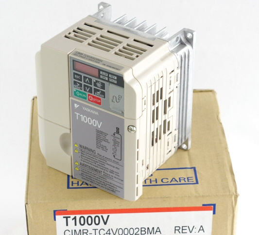 Yaskawa V1000 CIMR-TC4V0002BMA Rev A AC Drive 380-480Vac 2.1/1.8A 0.75kW 3-Phase