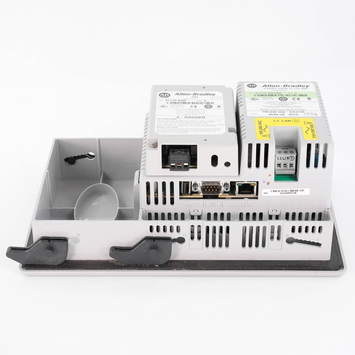 Allen Bradley 2711P-B6C8A Ser C PanelView Plus 600 Color Key/Touch 100-240VAC