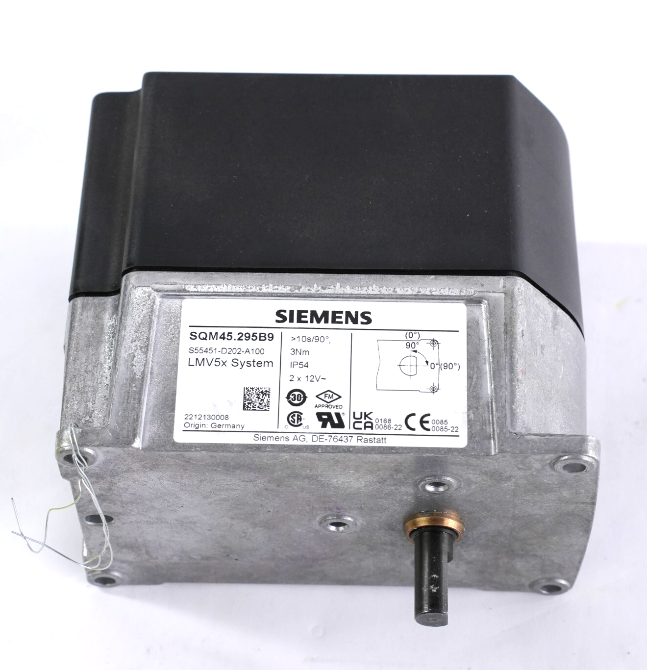 SIEMENS Combustion Actuator SQM45.295B9 LMV5x System S55451-D202-A100