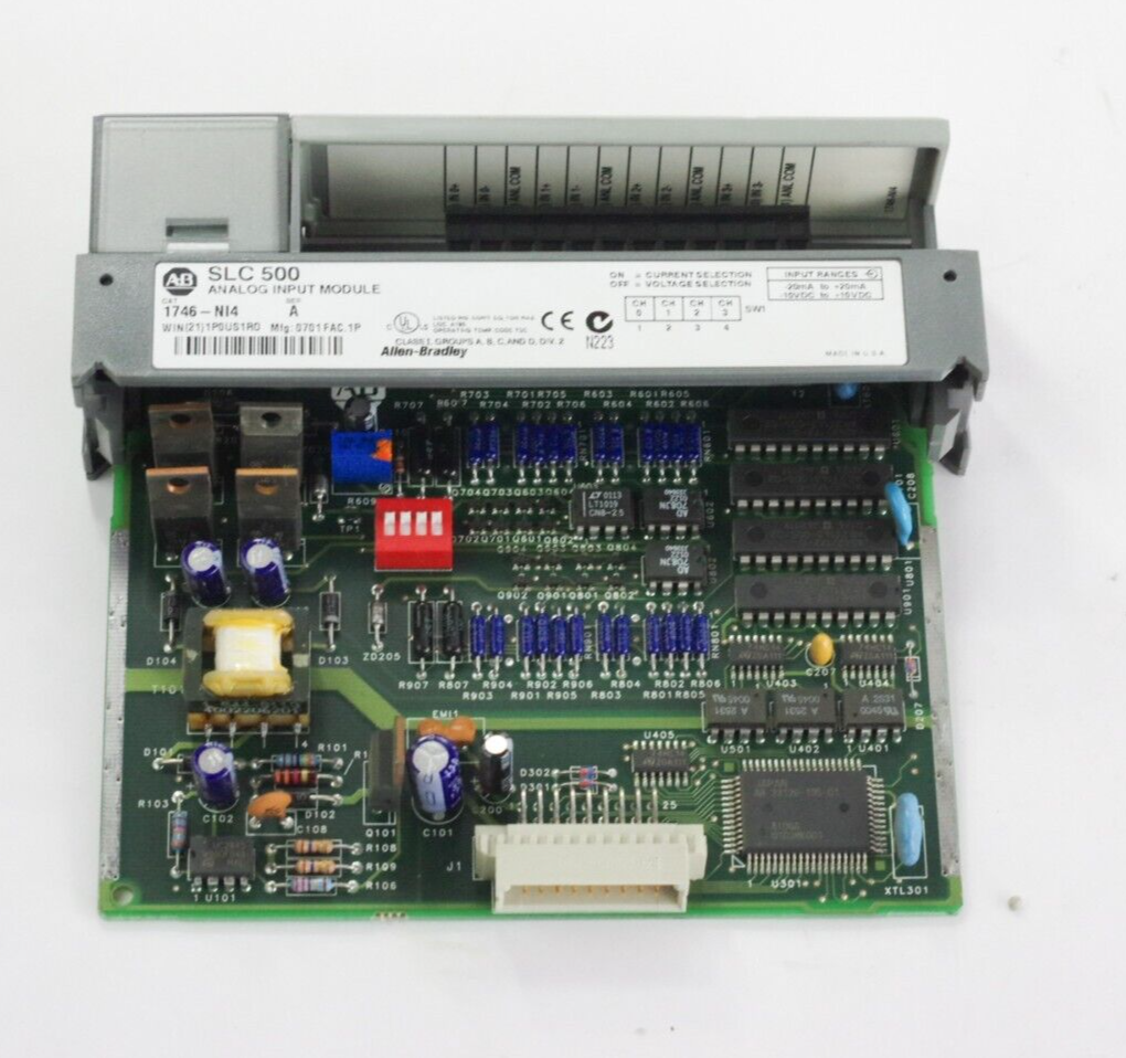 Allen Bradley 1746-NI4 Ser A SLC 500 Analog Input Module 1746NI4