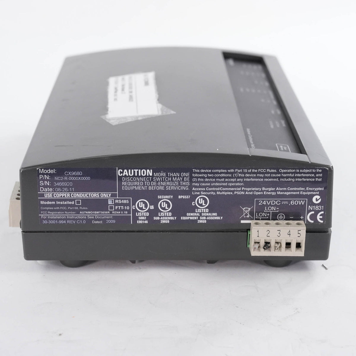 Andover CX9680 NC2-R-0000X0000 NetController II CX9680 X 32 Node NC2-R-0320X0000