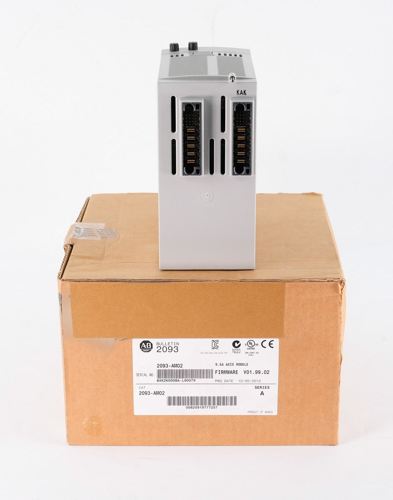 Allen Bradley 2093-AM02 /A Kinetix 2000 Bulletion 2093 Axis Module - Open Box