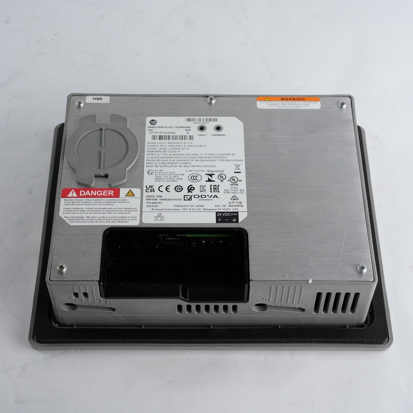 Allen Bradley 2711P-T7C21D8S /D PanelView Plus 7 Standard Terminal - Refurbished