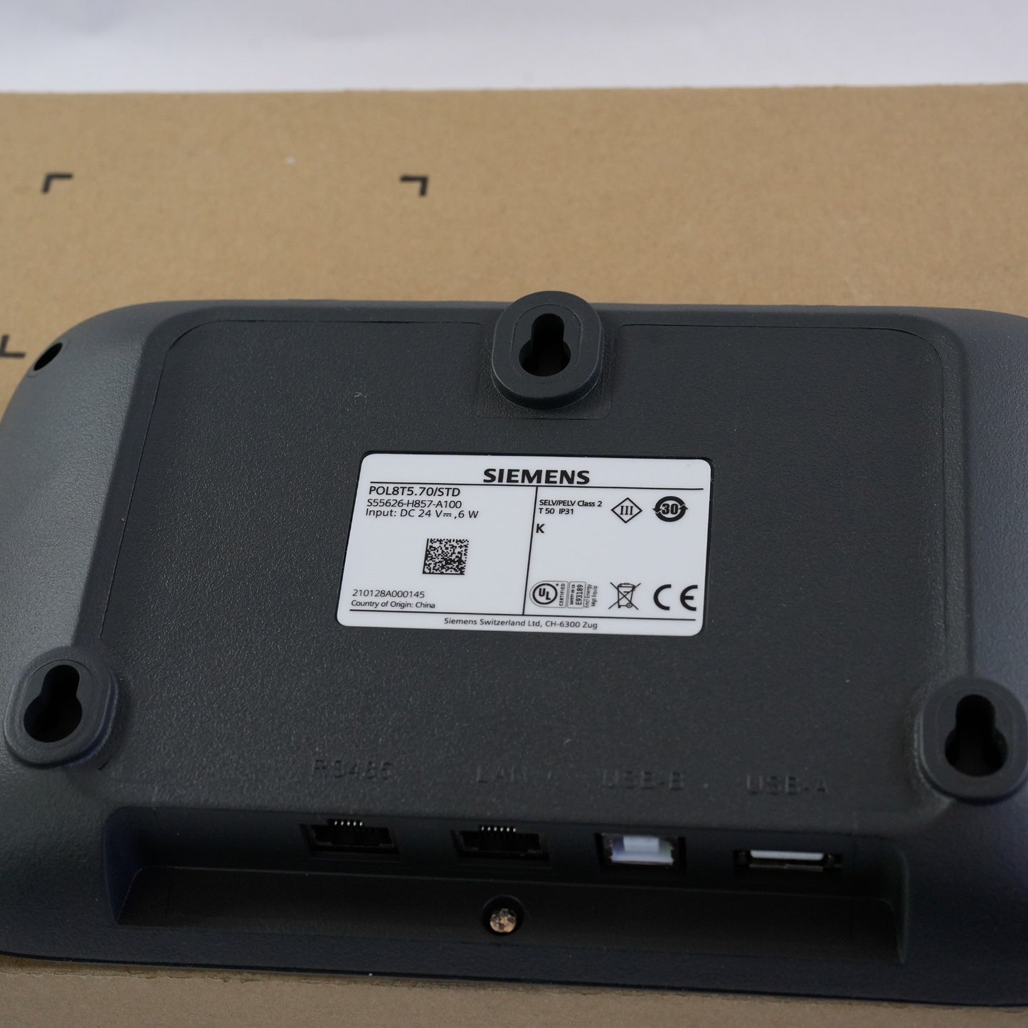 Siemens POL8T5.70 S55626-H857-A100 Display Panel DC 24V 6W - Open Box