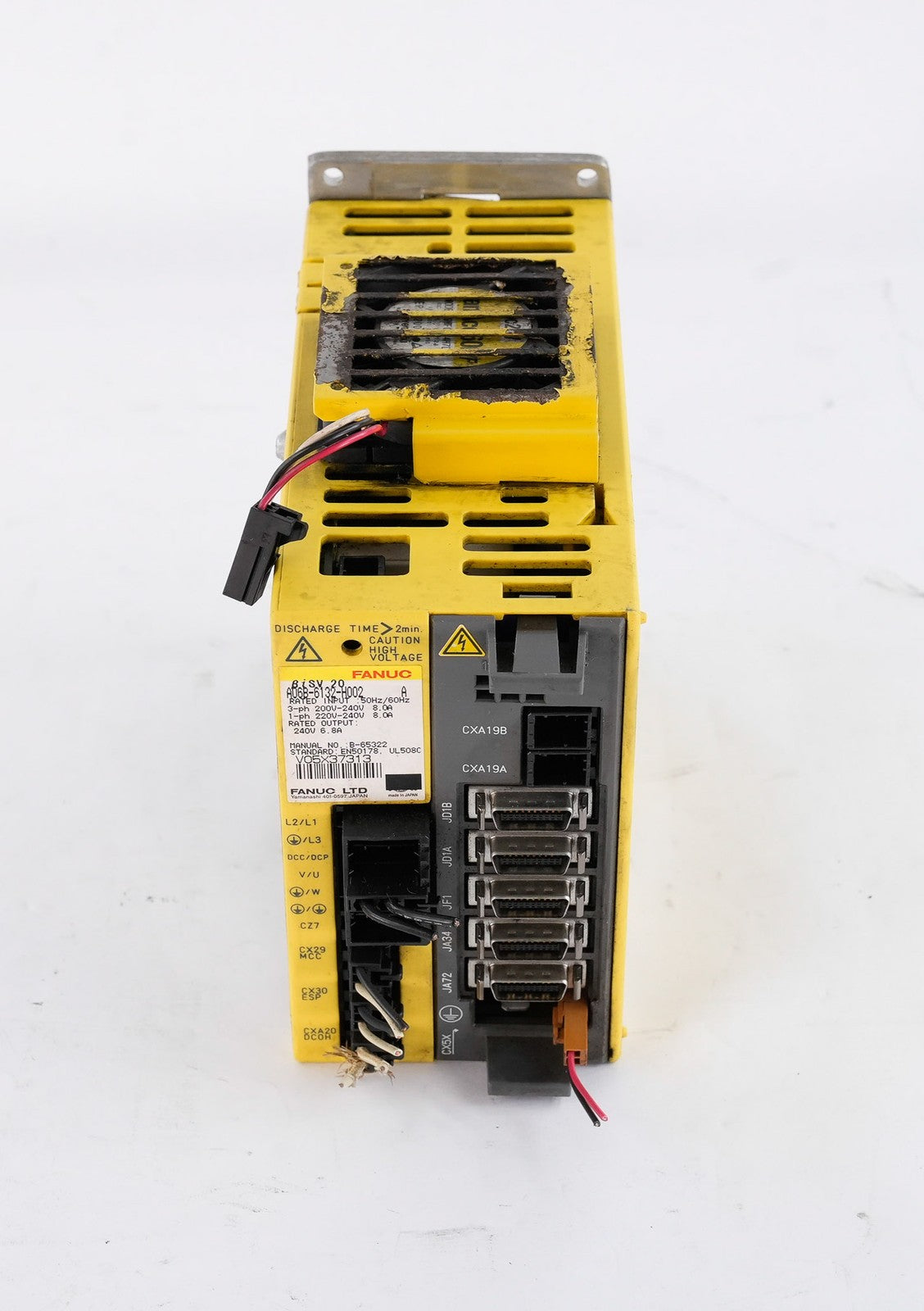 FANUC A06B-6132-H002 BiSV 20 Servo Amplifier Unit 3-Ph 200/240V 8A A06B6132H002